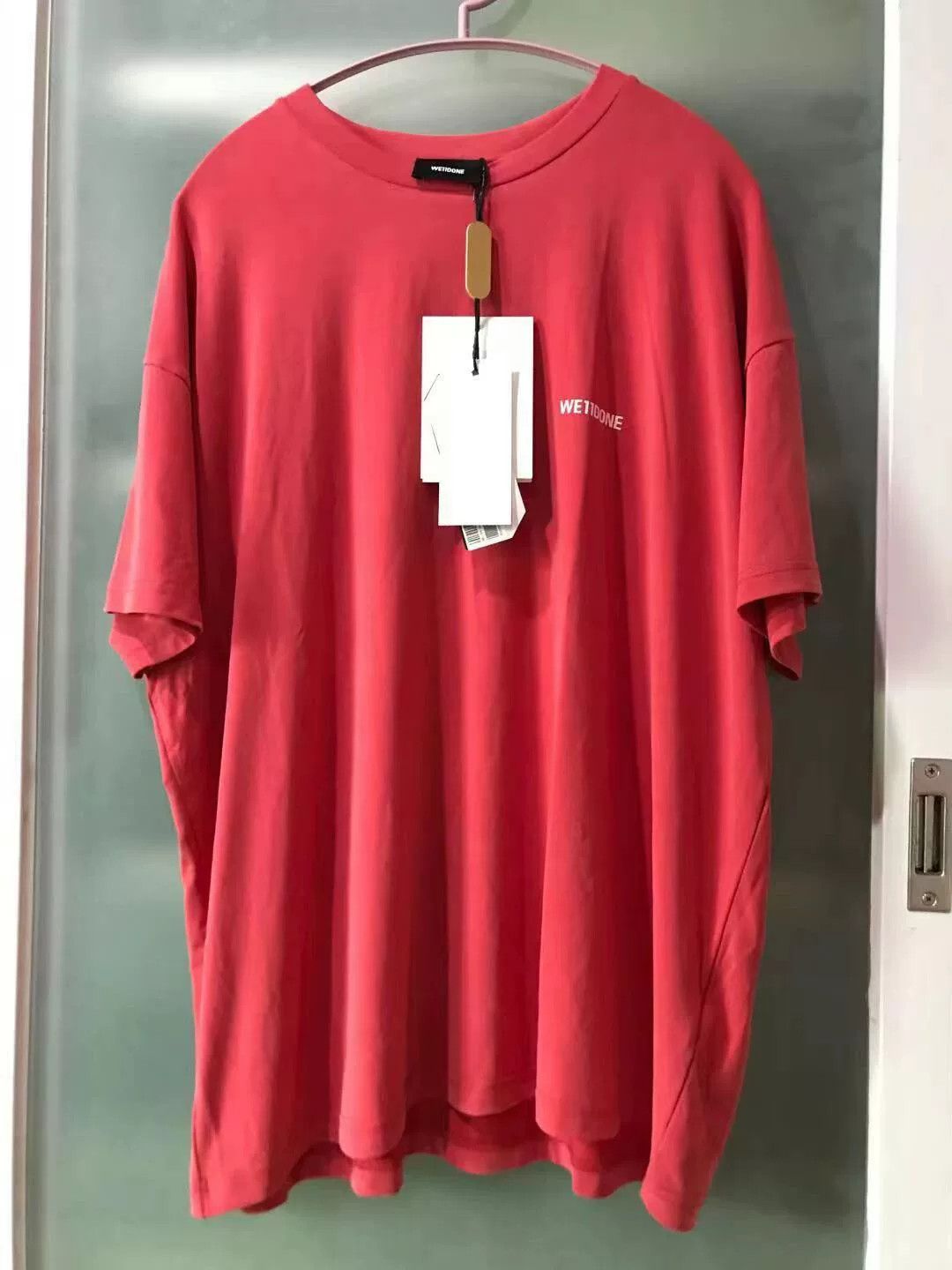 WE11DONE we11done watermelon red short sleeve t-shirt Size ONE SIZE - 1 Thumbnail