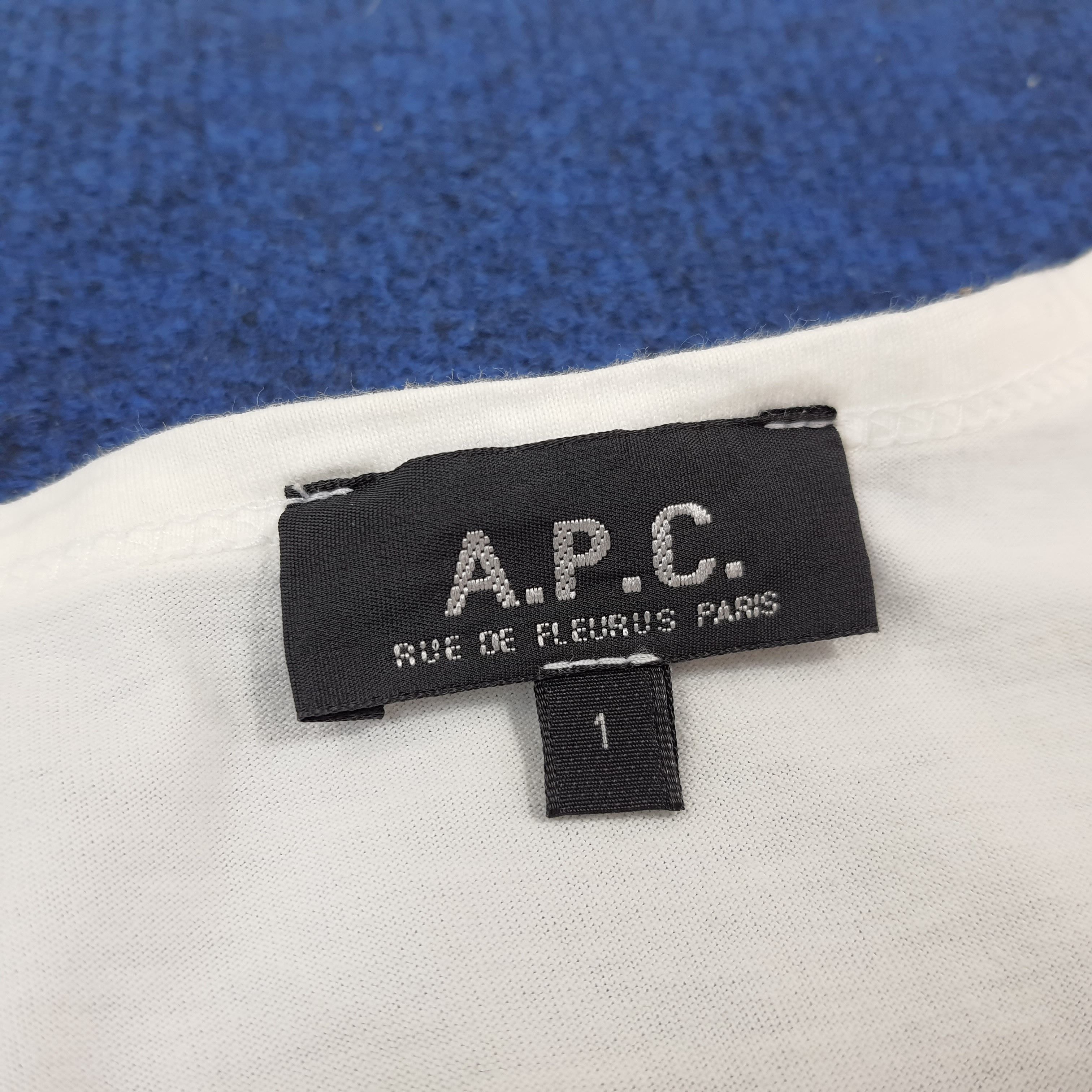 A.P.C. × Vintage Vintage A.P.C Kick Out The Jams Luxury Brand T-shirt Size US M / EU 48-50 / 2 - 4 Thumbnail