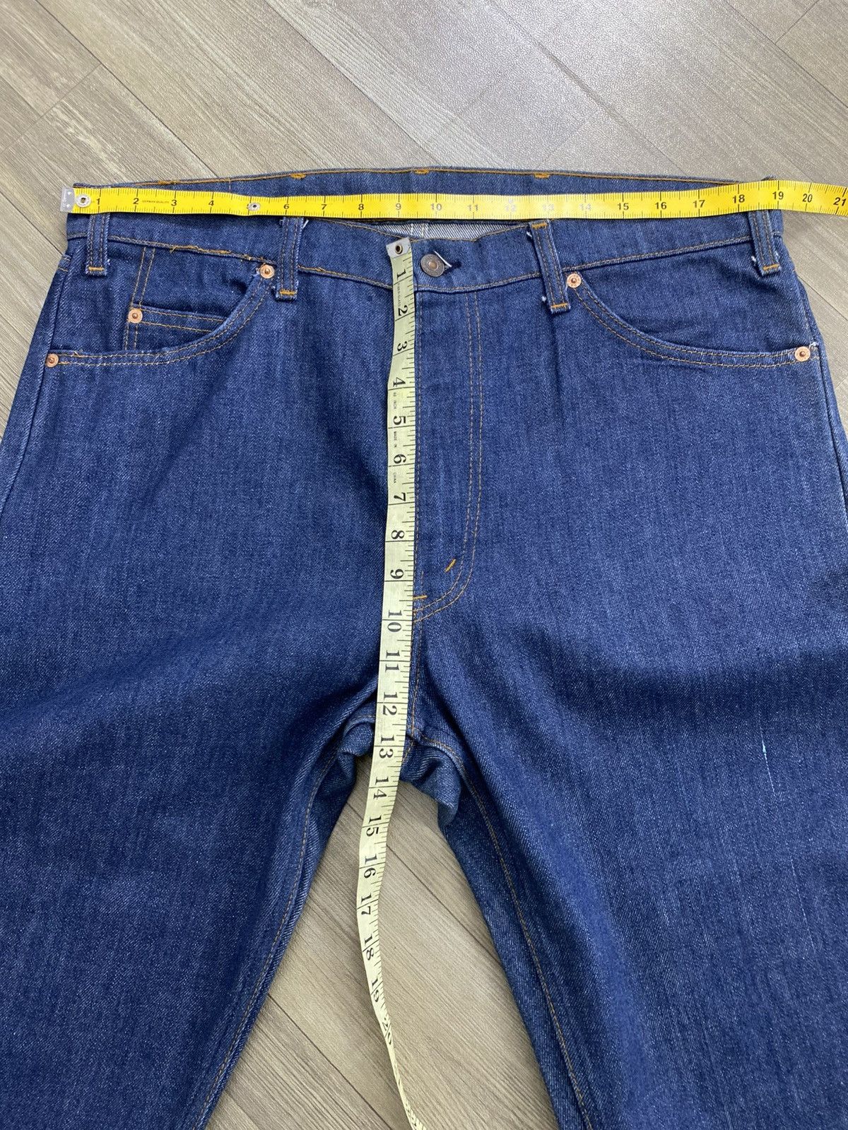 Levi's Vintage Clothing 🇺🇸1970s Vintage Levis 505-0917 Orange Tab Indigo Baggy Jeans Size US 38 / EU 54 - 18 Thumbnail
