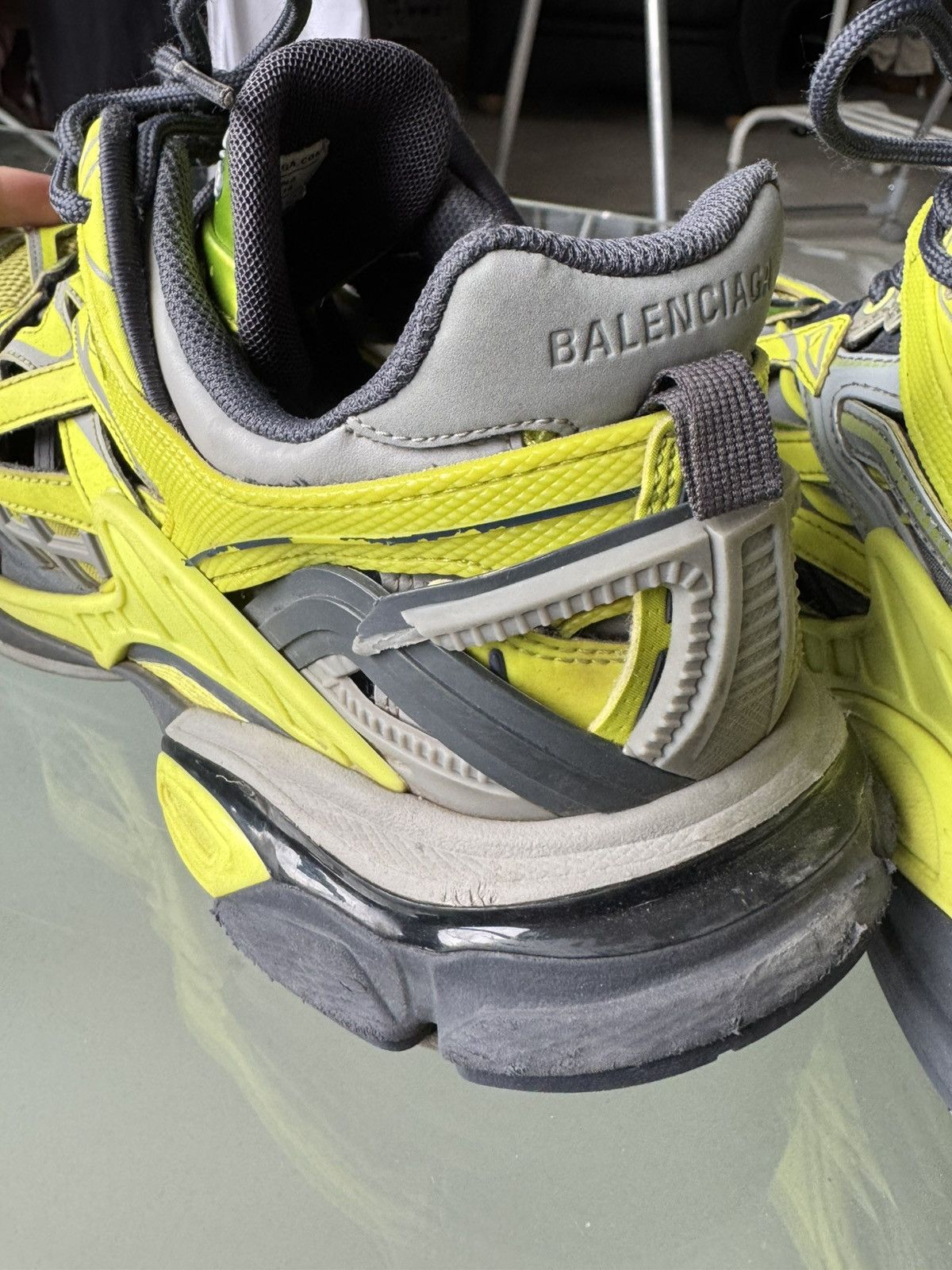 Balenciaga Balenciaga Track 2.0 Sneakers Green Grey Size US 8.5 / EU 41-42 - 11 Thumbnail