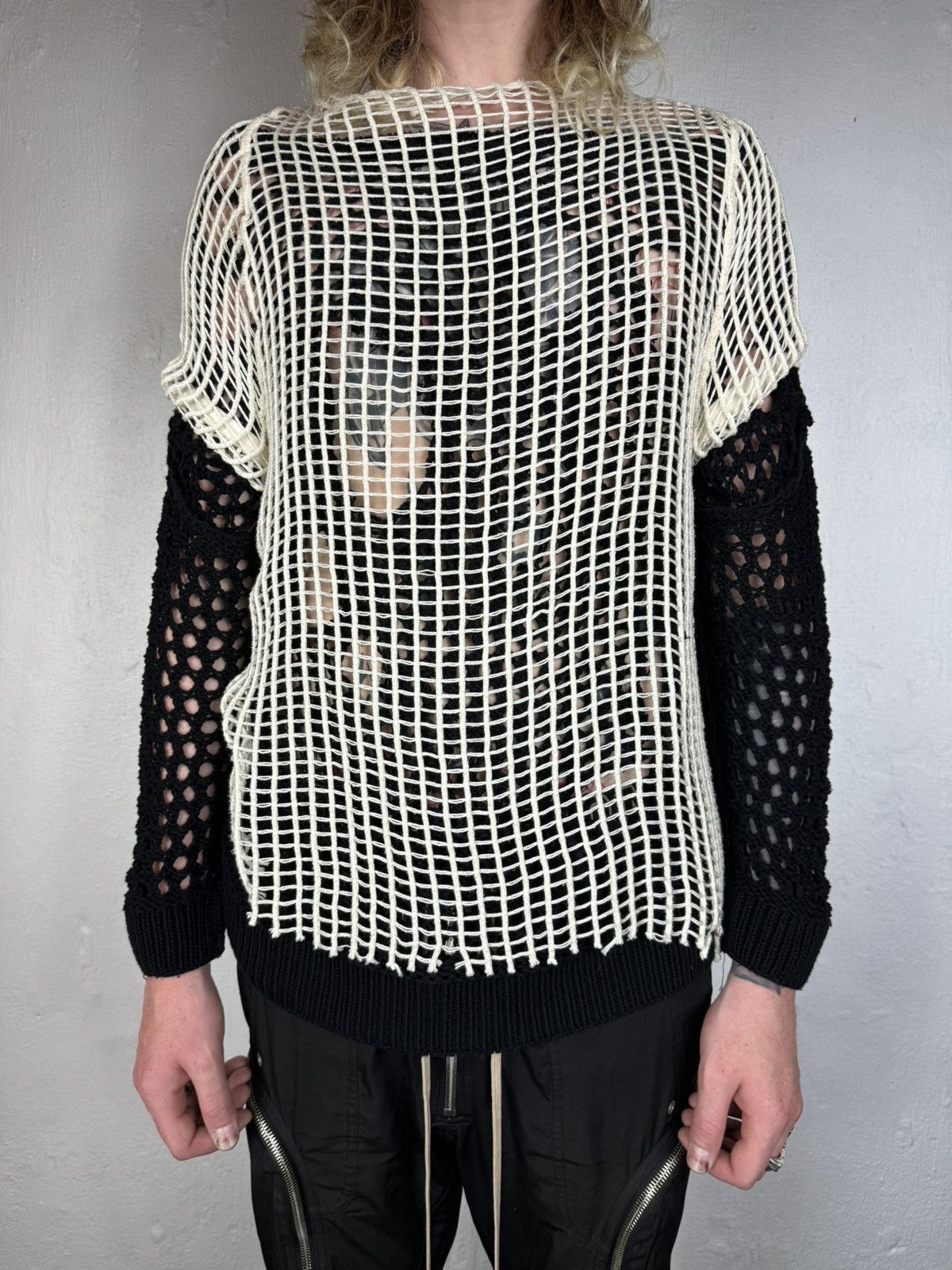 Japanese Brand Vonaudy Loose Knit 2-1 Sample Size US M / EU 48-50 / 2 - 8 Thumbnail