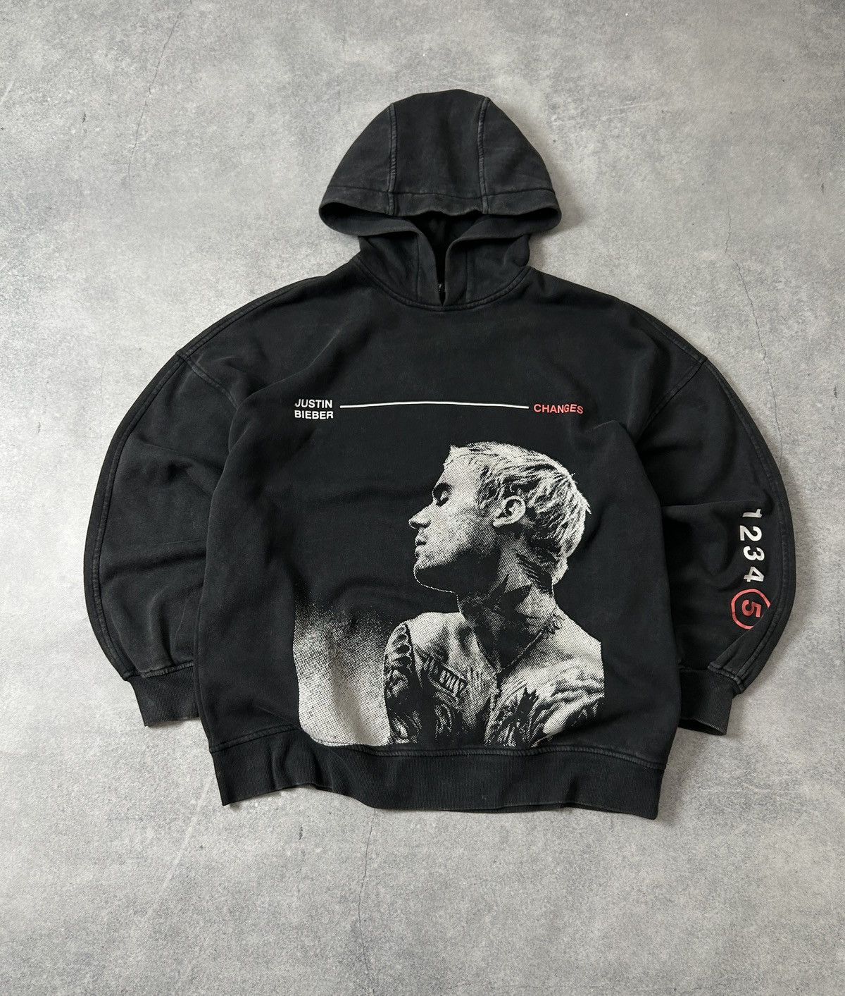 Justin Bieber Justin Bieber x H&M oversized black washed hoodies mens Size US S / EU 44-46 / 1 - 1 Thumbnail