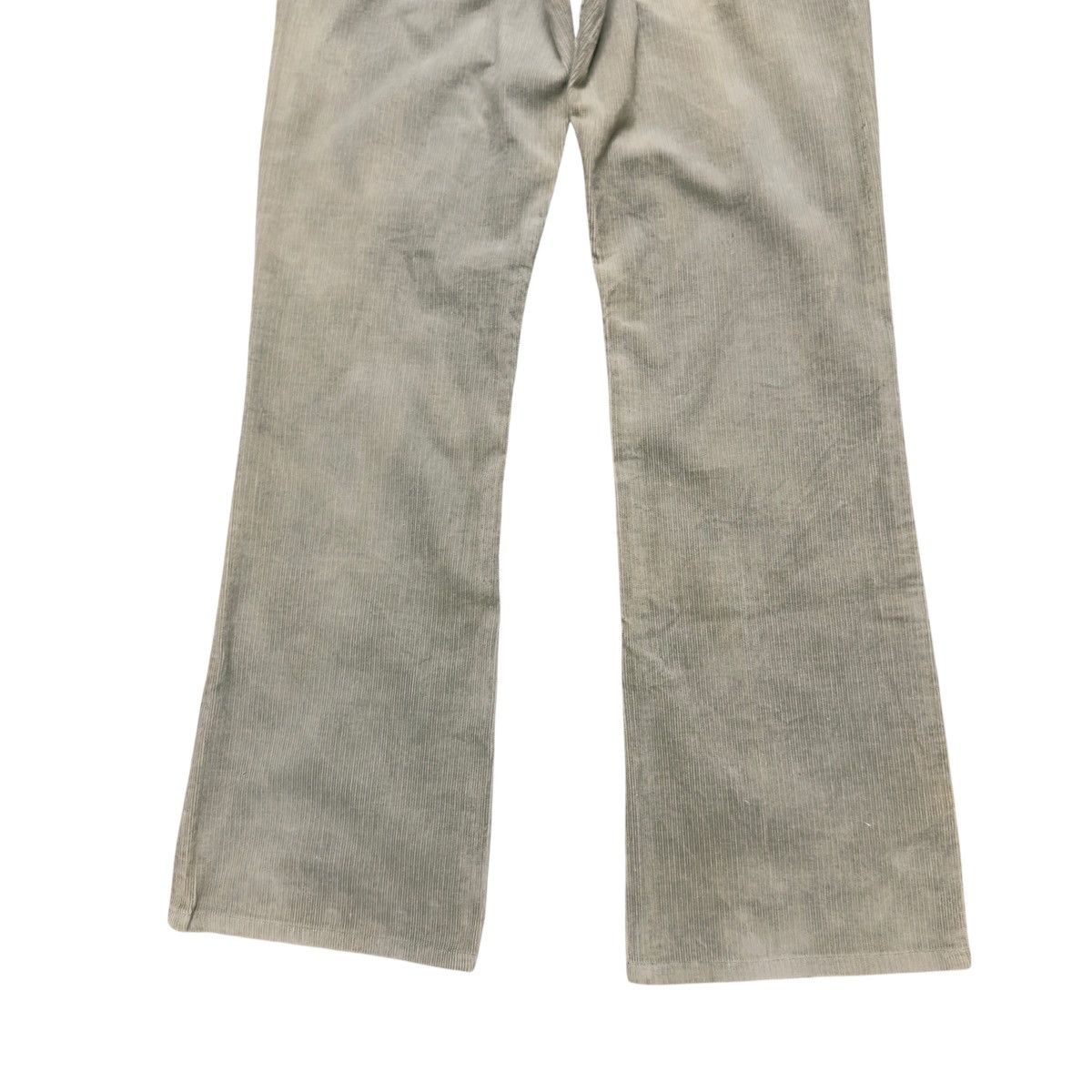 Levi's Vintage Levis 517 Green Corduroy Flare Jeans Hedi Slimane Size US 30 / EU 46 - 12 Thumbnail