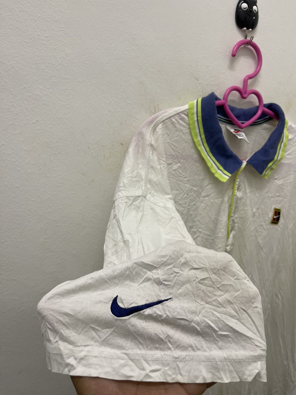 Nike Rare Vintage NIKE Court Tennis Polo Size US L / EU 52-54 / 3 - 3 Thumbnail