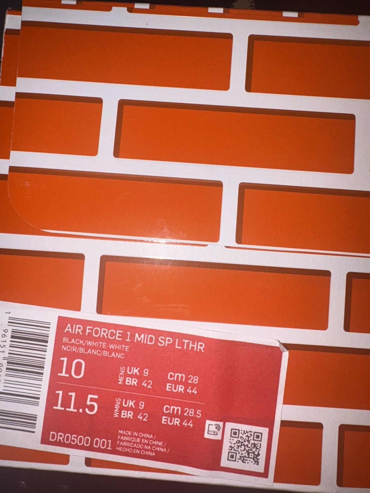 Nike × Off-White AIR FORCE 1 MID SP LTHR Size US 10 / EU 43 - 8 Thumbnail