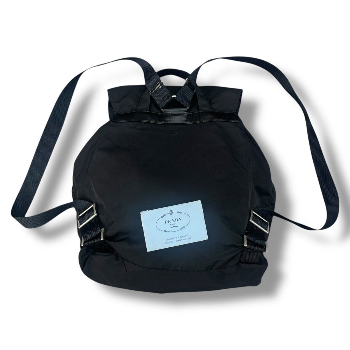 Prada Prada Re-Nylon Vintage 1978 Triangle Logo Rucksack Backpack Size ONE SIZE - 22 Thumbnail