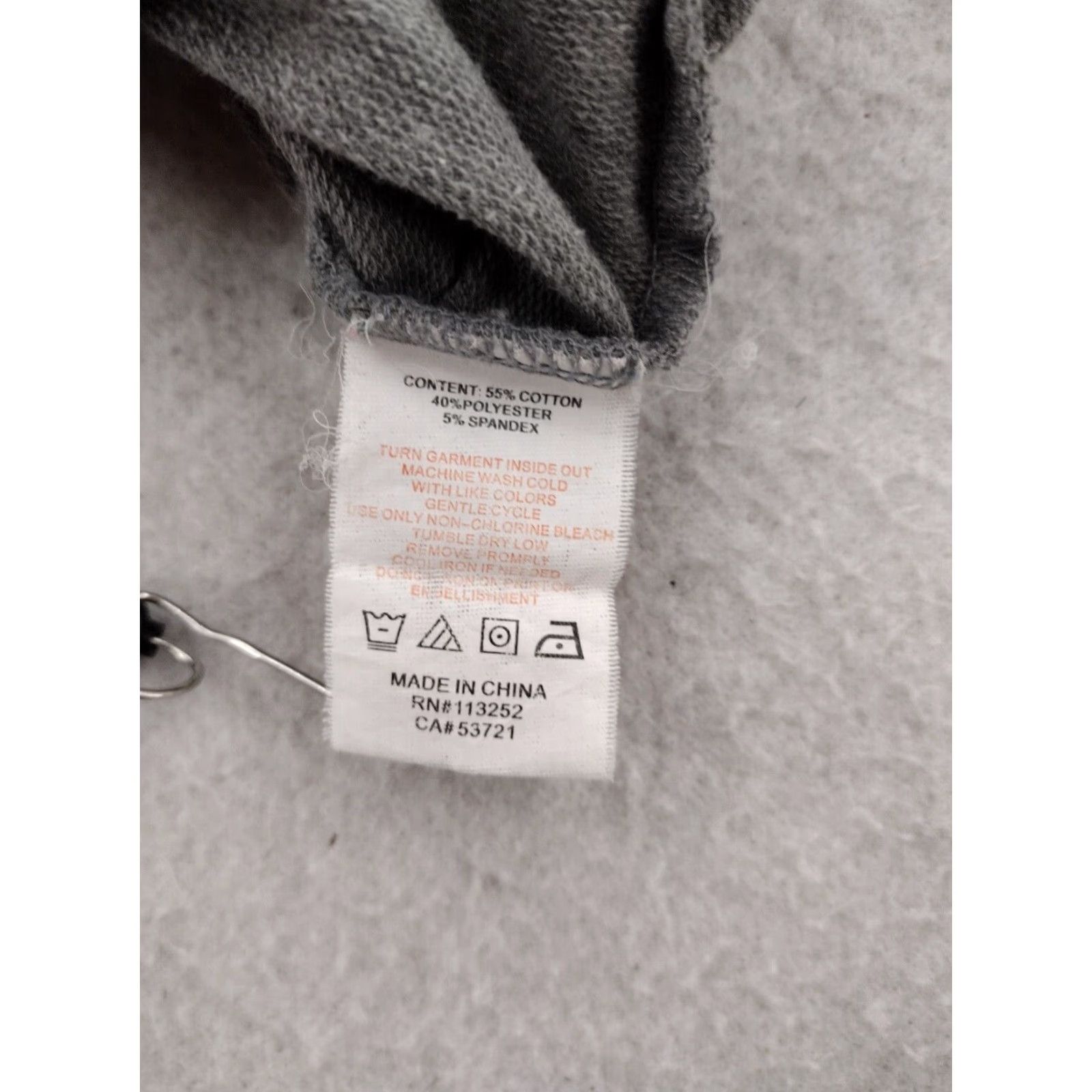 Vintage Vintage Apple Bottoms Hoodie Women’s Medium Gray Fleece Pullover Festival Hip Hop Style Size M / US 6-8 / IT 42-44 - 4 Thumbnail