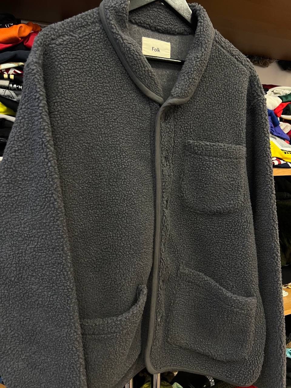 Folk × Vintage Folk fleece jacket pockets Size US L / EU 52-54 / 3 - 7 Thumbnail