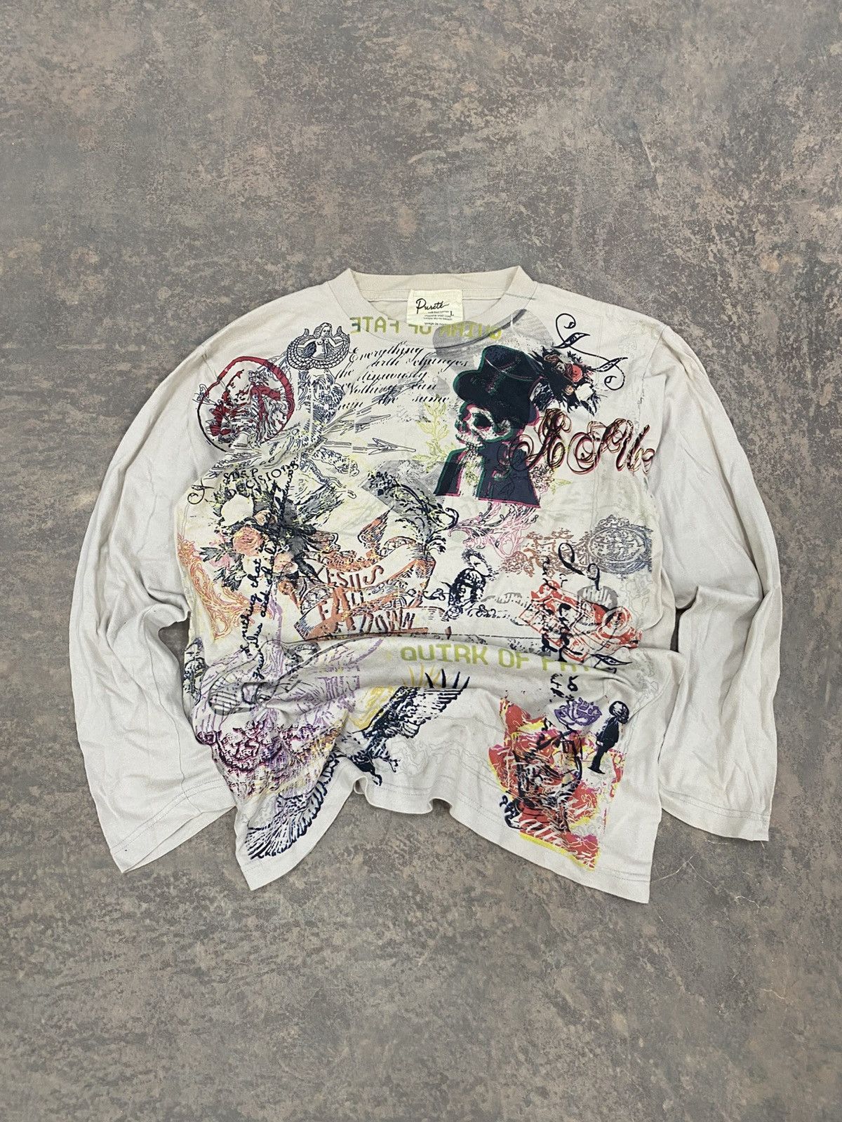 Hysteric Glamour Pureté Motion Print Skull Poem Y2K Punk grunge Size US M / EU 48-50 / 2 - 1 Thumbnail
