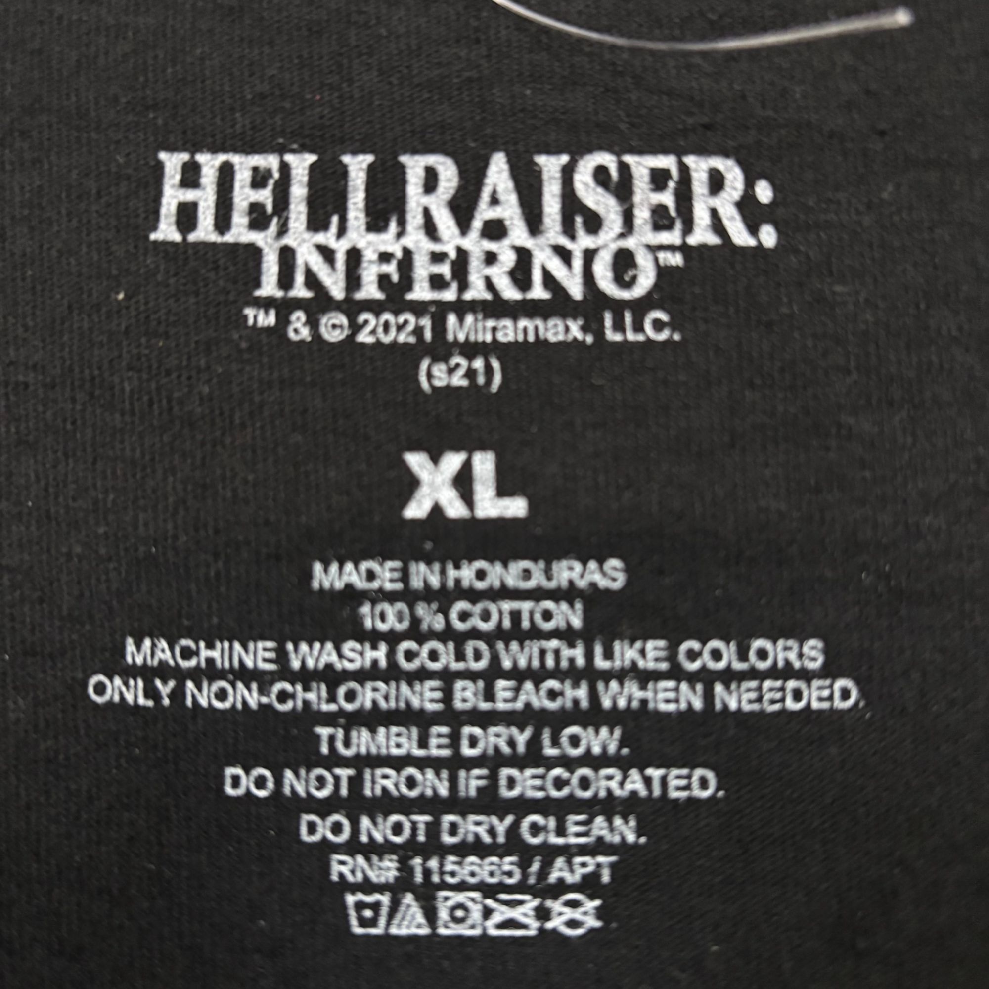 Other Hellraiser Inferno Welcome to Hell Pinhead Horror Tee XL Size US XL / EU 56 / 4 - 4 Thumbnail