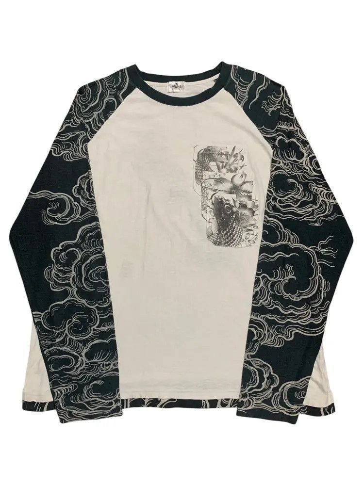 Japanese Brand Karakuri Tamashi multi pocket sukajan tatto koi L/S shirt Size US XXL / EU 58 / 5 - 1 Thumbnail
