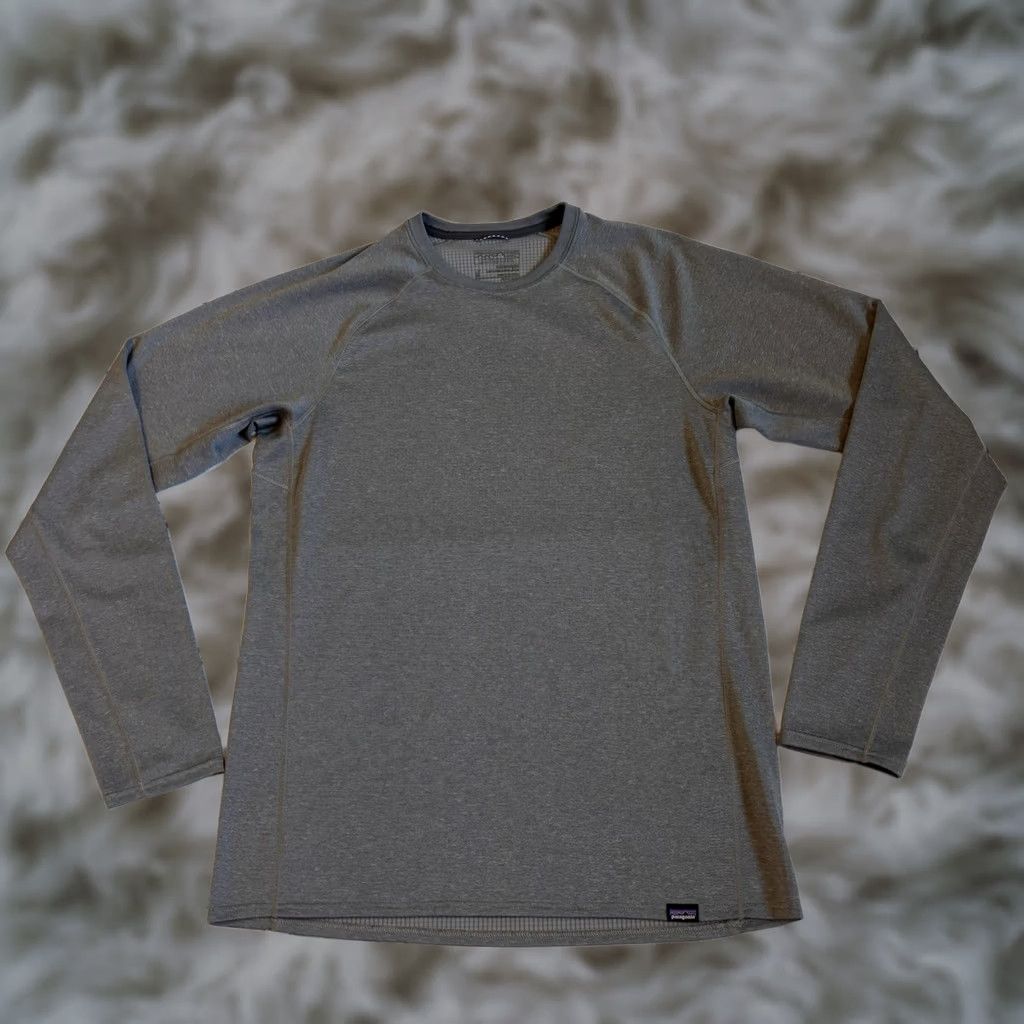 Patagonia Patagonia Capilene Midweight Crew Baselayer Shirt Gray Adult M Mens Size US M / EU 48-50 / 2 - 1 Thumbnail