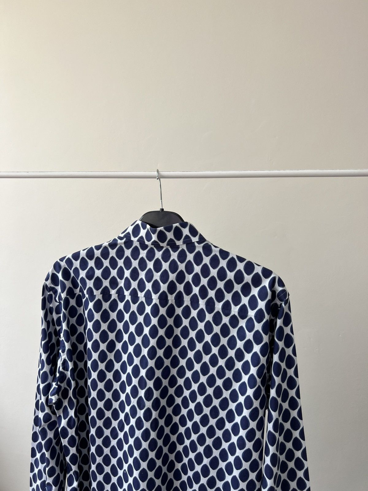 Eton × Vintage Vintage Eton Men’s Dress Shirt Geometric Print Size US L / EU 52-54 / 3 - 14 Thumbnail