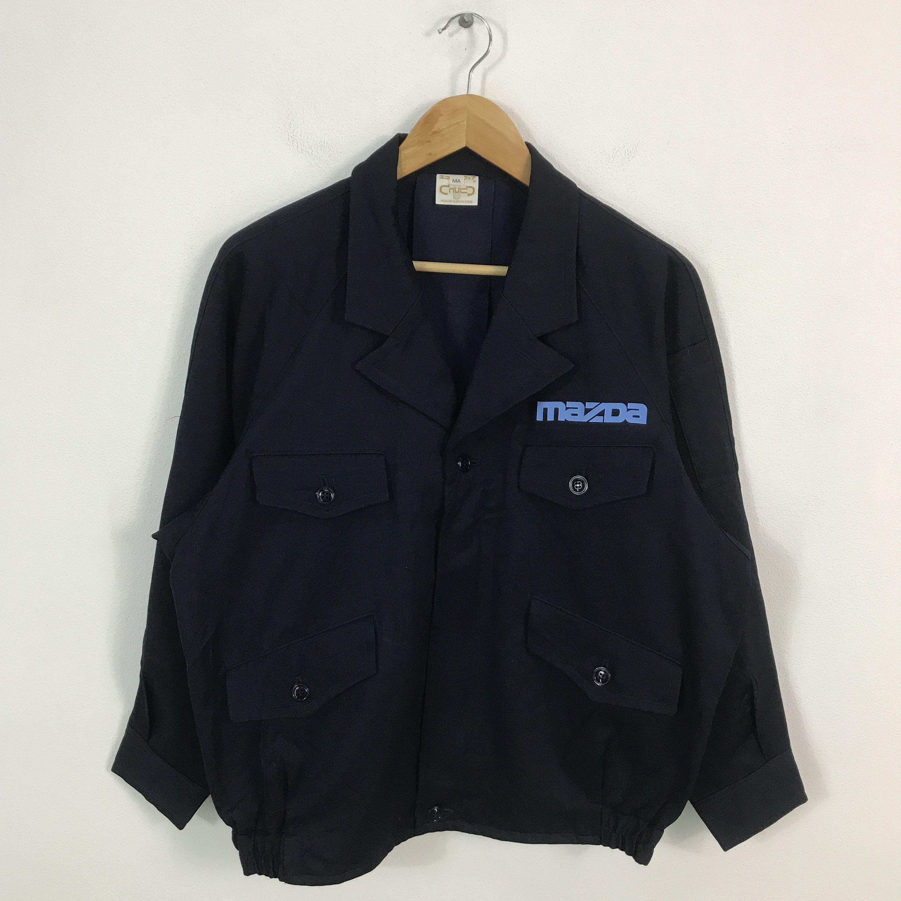 Japanese Brand mazda racing motorsport navy bomber jacket Size US L / EU 52-54 / 3 - 1 Thumbnail