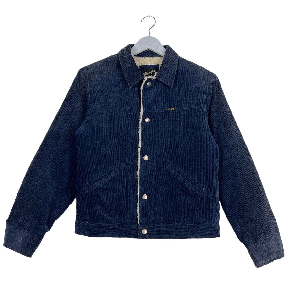 🔥 VINTAGE WRANGLER CORDUROY SHEARLING TRUCKER JACKET