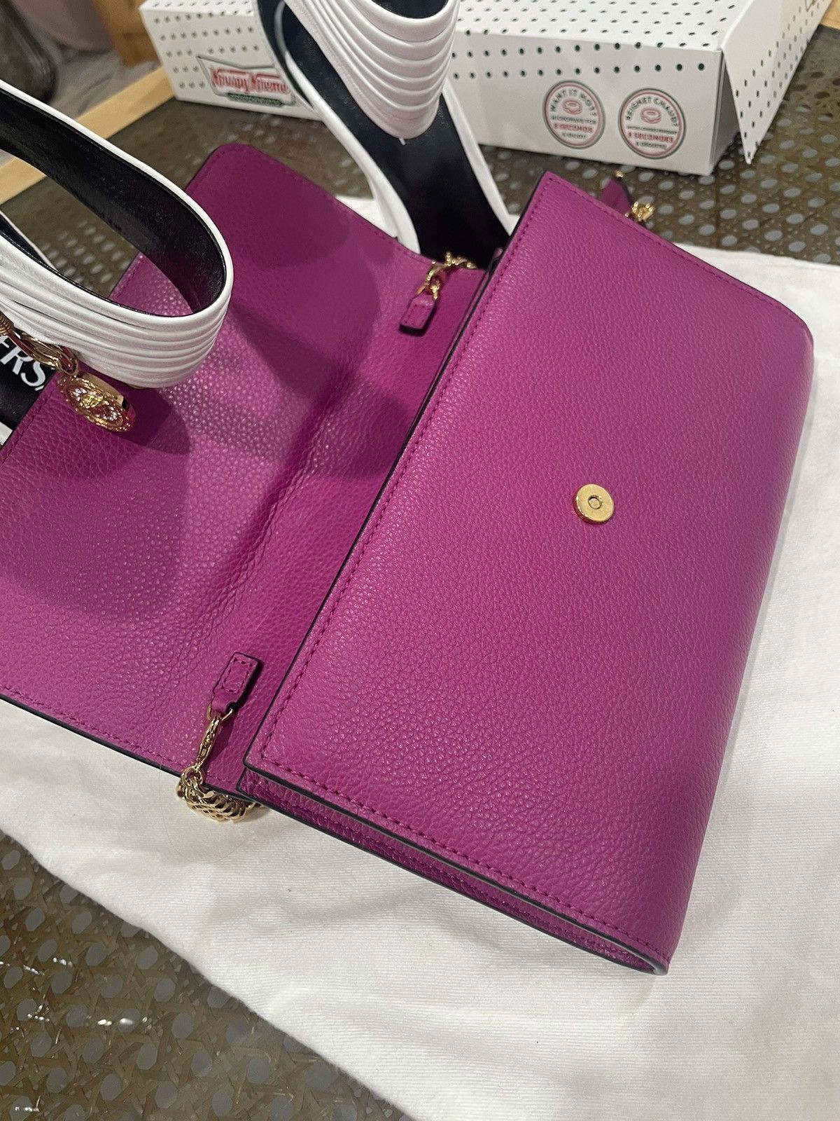 Versace VERSACE VIRTUS LEATHER HANDBAG Size ONE SIZE - 4 Thumbnail