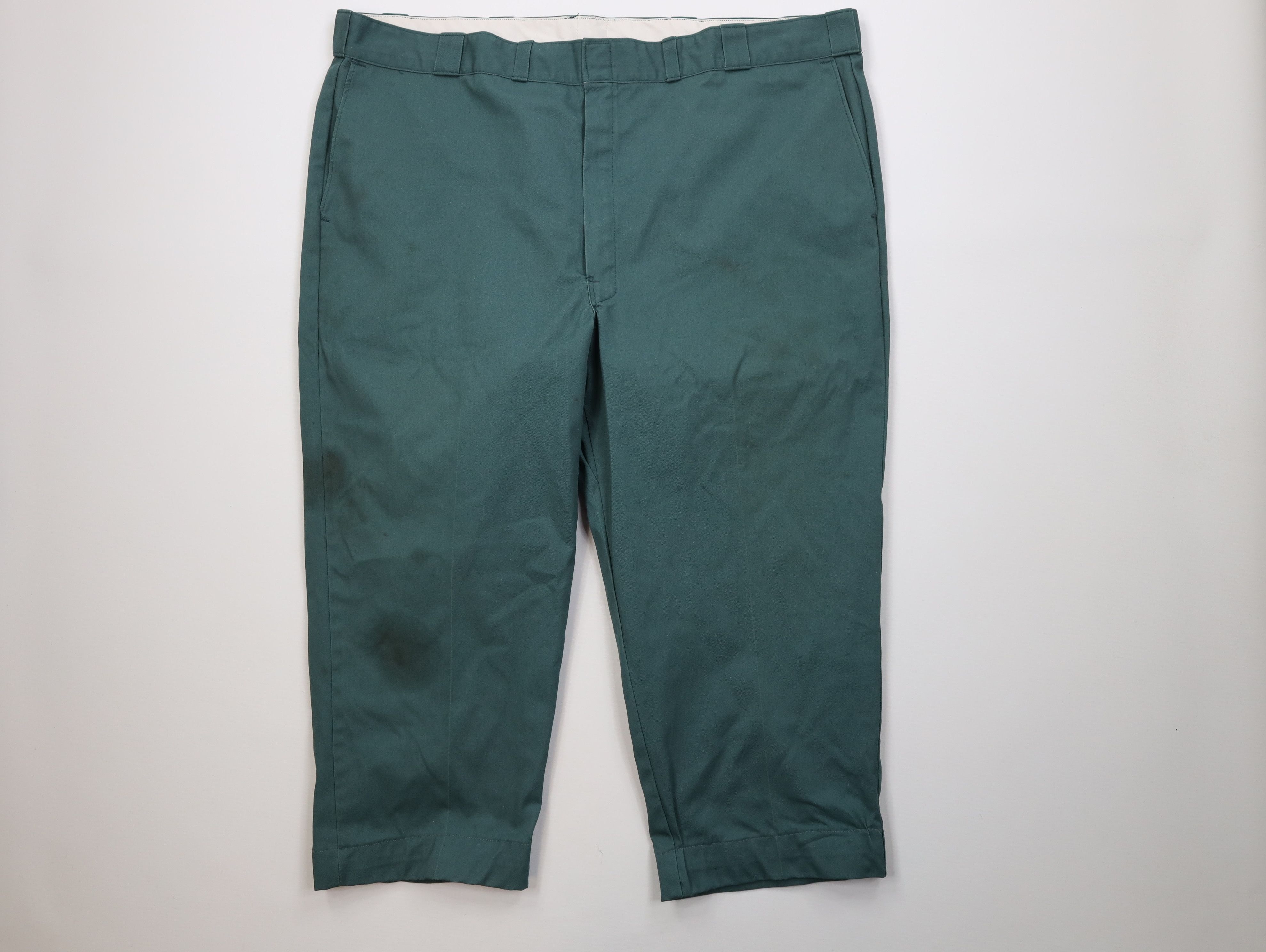 Dickies Vintage 70s Dickies Wide Leg Pants Workwear Green USA Size US 44 / EU 60 - 1 Thumbnail
