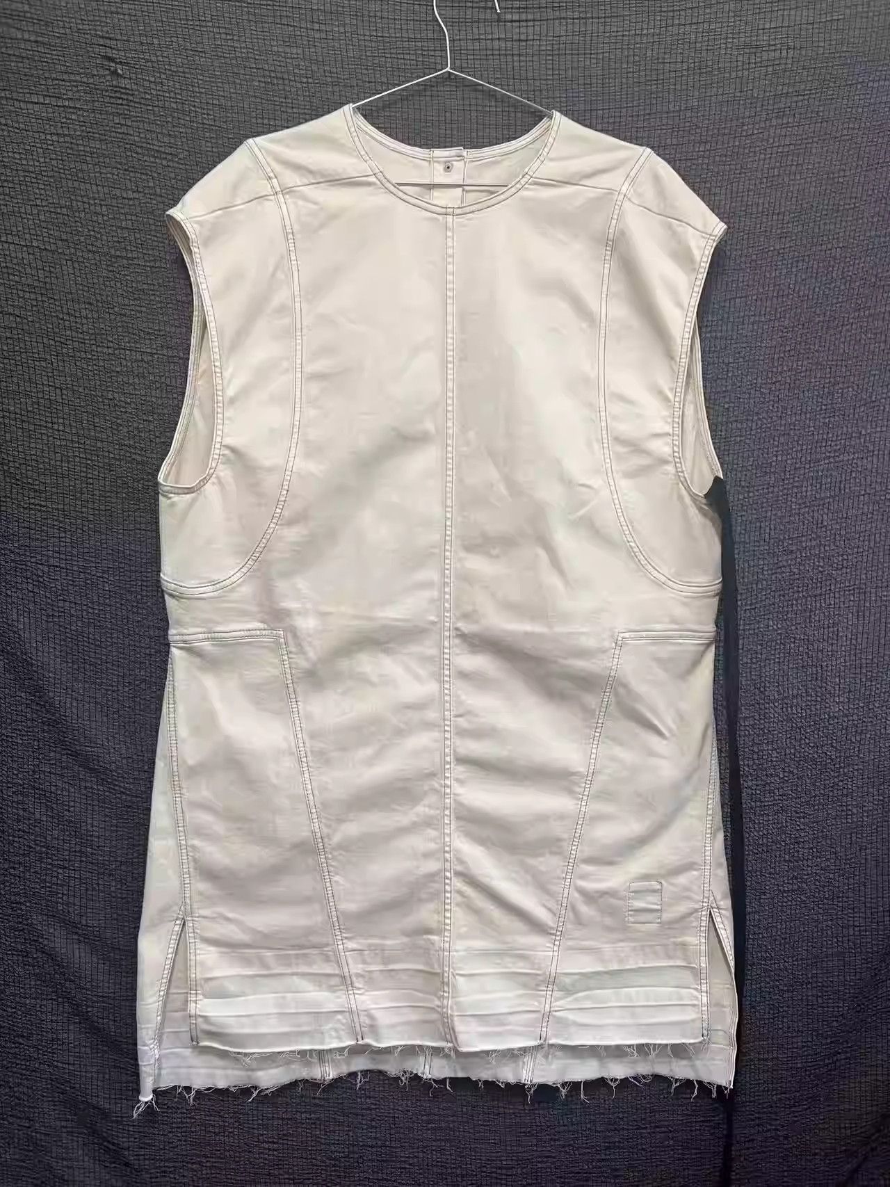 Rick Owens Rick Owens 22ss wrecked tassel kan shoulder vest Size US XL / EU 56 / 4 - 4 Thumbnail