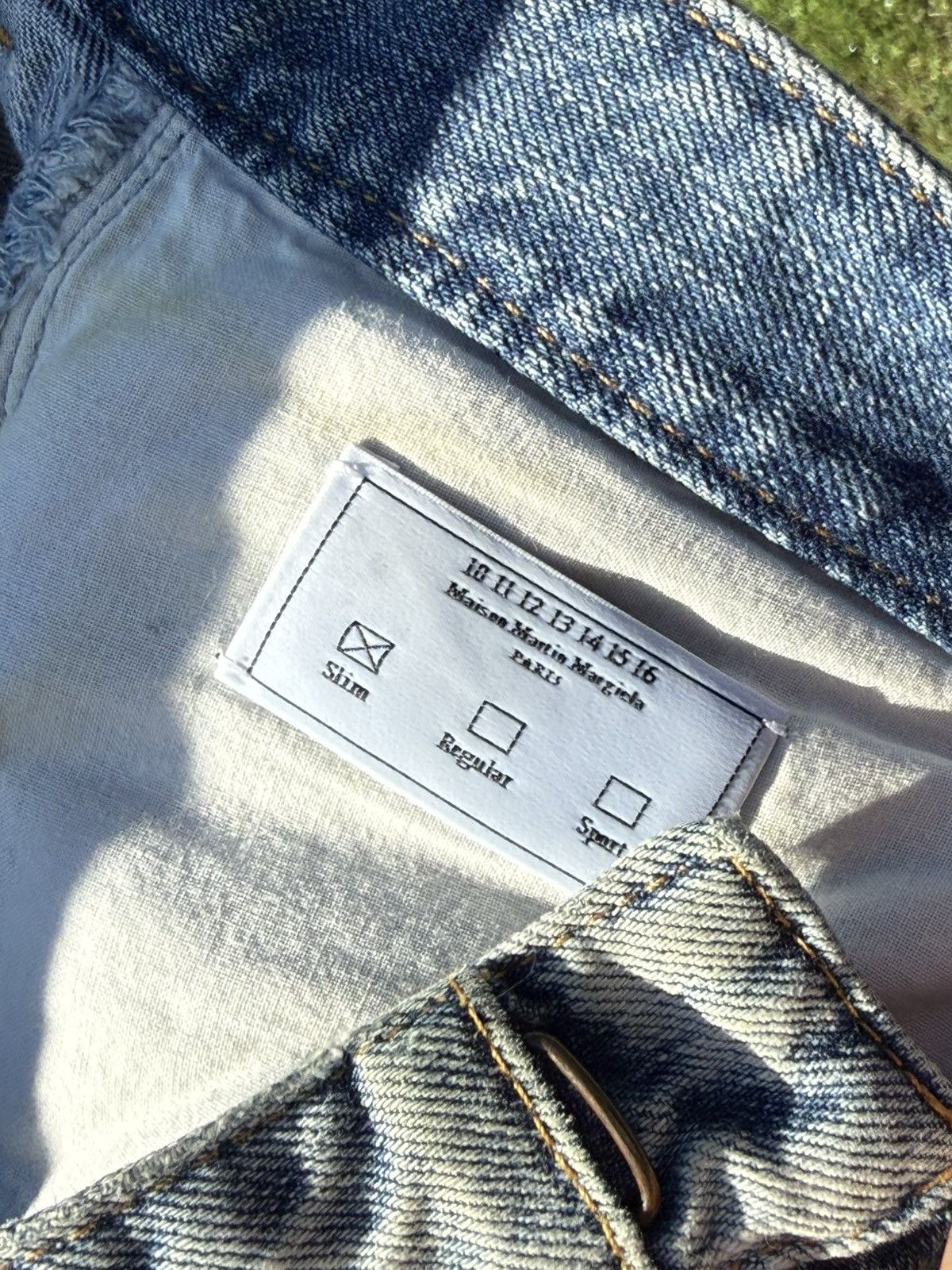 Maison Margiela Maison Martin Margiela Line 14 Slim Jeans – Light Wash Denim Size US 32 / EU 48 - 4 Thumbnail