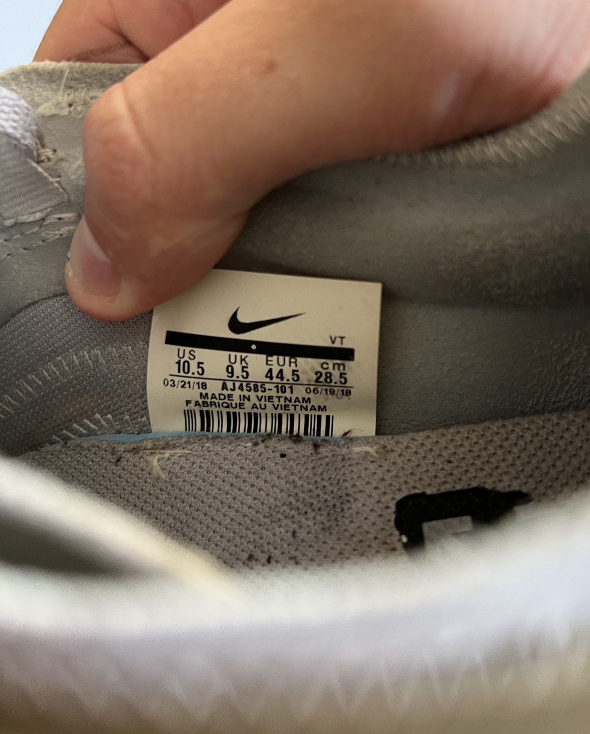 Off-White Off White Nike Air Max 97 Menta Size US 10.5 / EU 43-44 - 7 Thumbnail