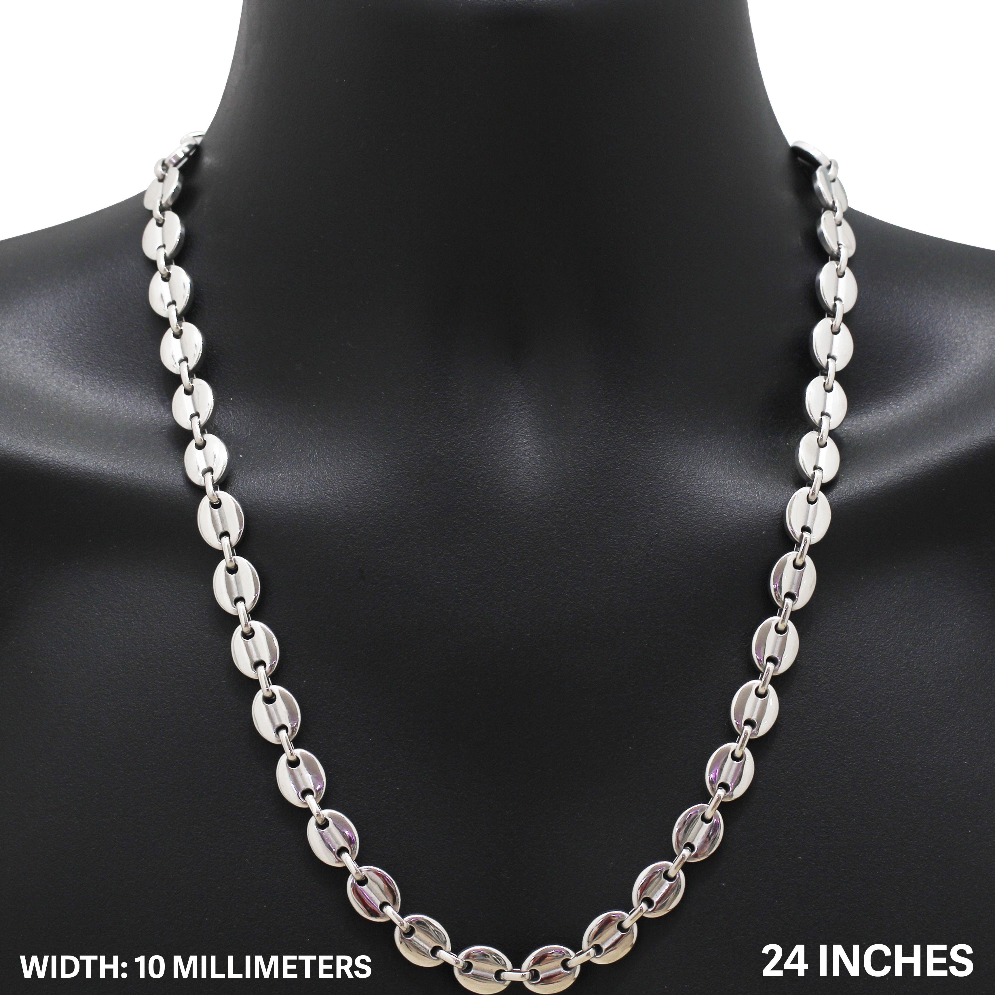 Other 316L Stainless Steel 10mm Mariner Chain Necklace 24” Size ONE SIZE - 1 Thumbnail