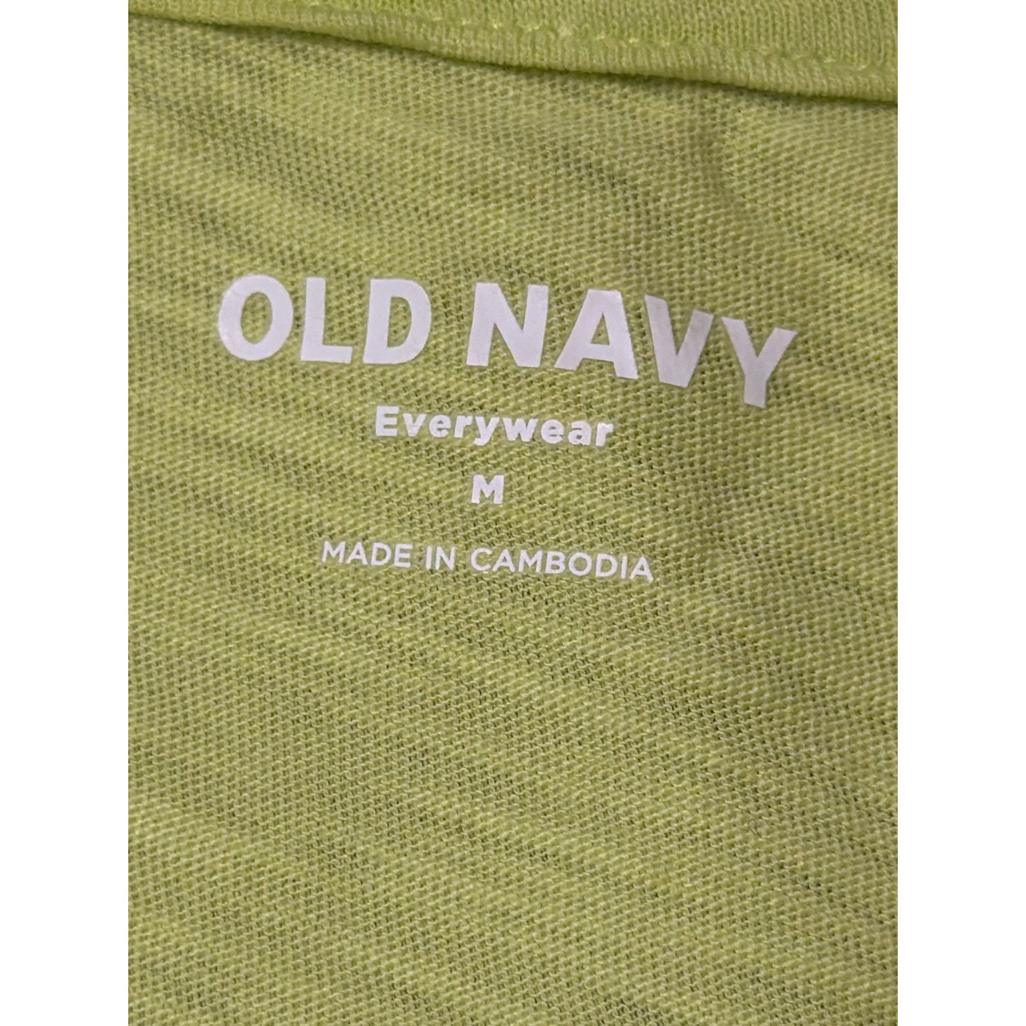 Old Navy 2 Old Navy Short Sleeve T Shirts Fitted Ribbed Blue Slub Lim Size M / US 6-8 / IT 42-44 - 3 Thumbnail