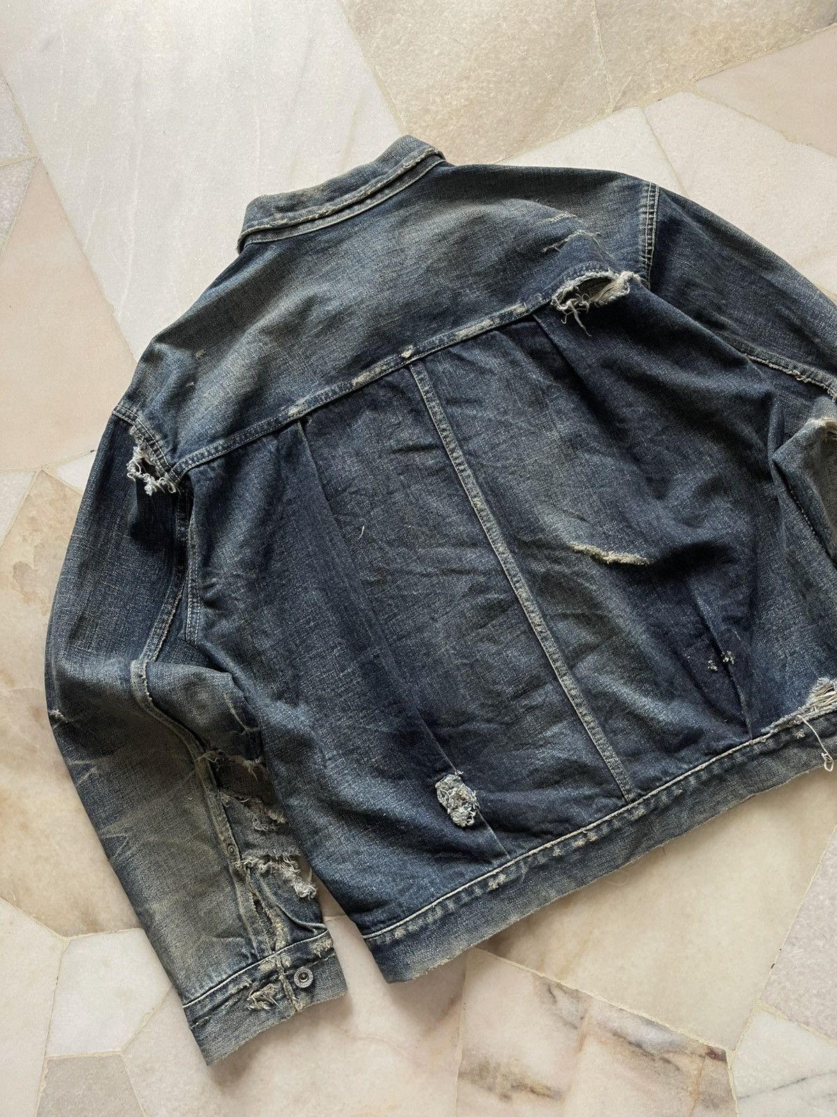 Neighborhood Sample Neighborhood Savage Type-1 Denim Jacket C1 Size US XL / EU 56 / 4 - 18 Thumbnail