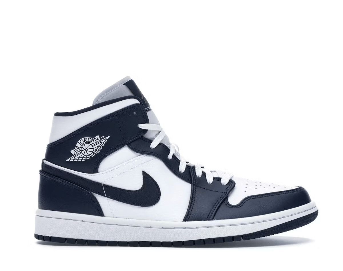 Nike 1 Mid White Metallic Gold Obsidian Size US 8 / EU 41 - 1 Thumbnail