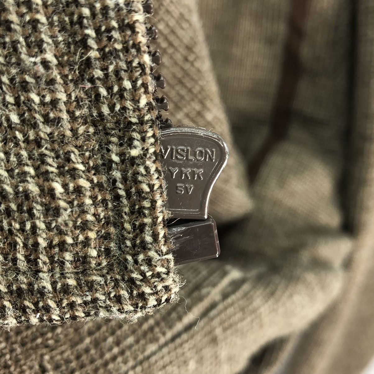 Japanese Brand Vintage 80's Wool Zipper Jacket Open Collar by Winbull Size US S / EU 44-46 / 1 - 15 Thumbnail