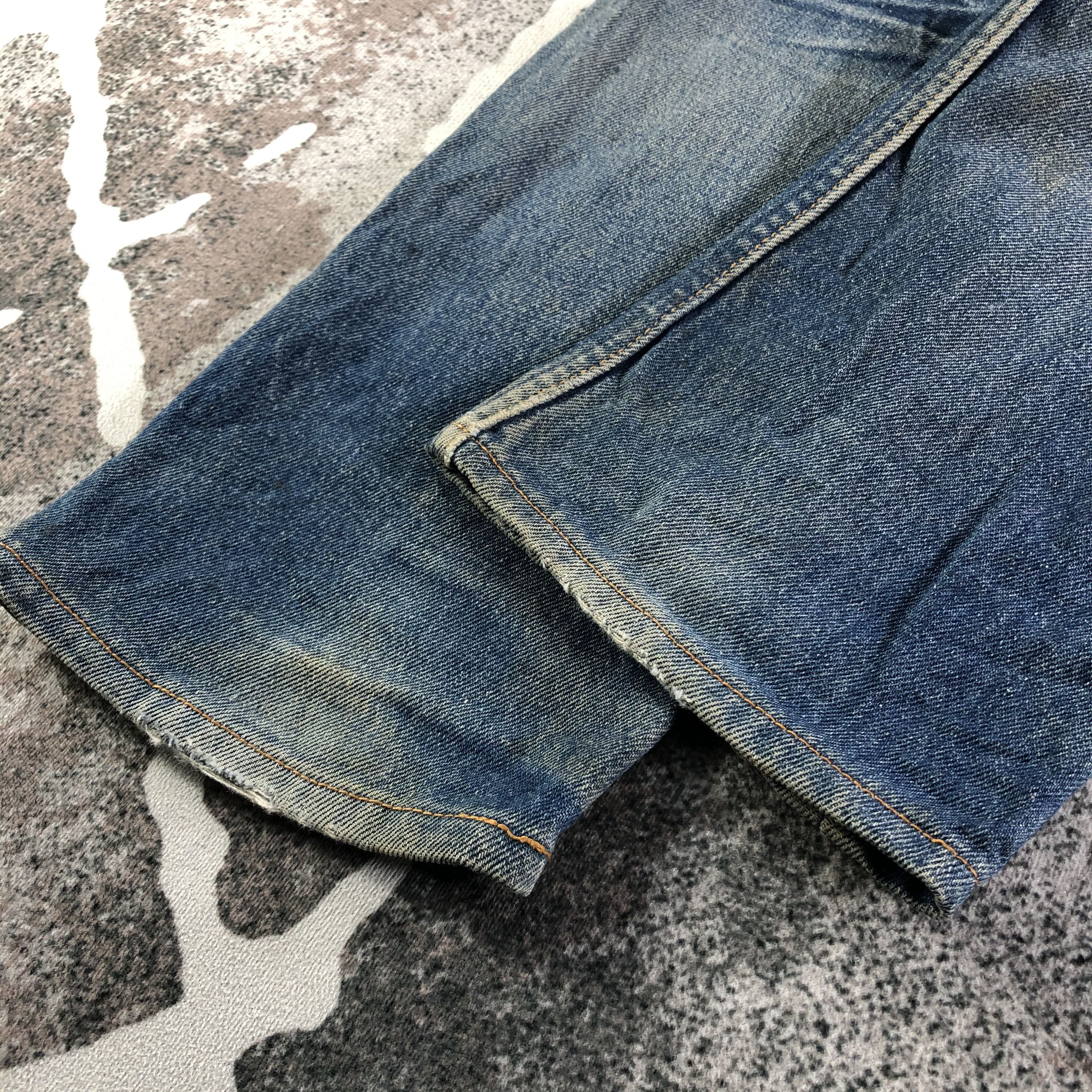 Levi's Vintage 90s Levis 501 Jeans Rusty Wash Denim KJ3013 Size US 28 / EU 44 - 6 Thumbnail