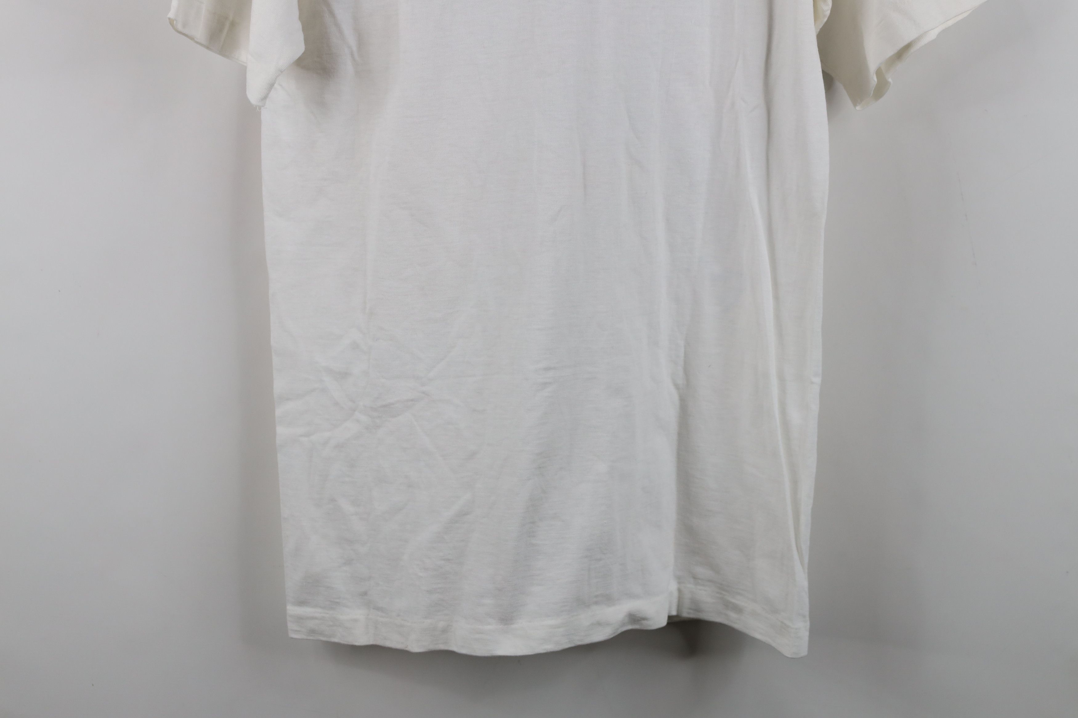 Vintage Vintage 90s Streetwear Samson Hair T-Shirt White Cotton Size US M / EU 48-50 / 2 - 15 Thumbnail