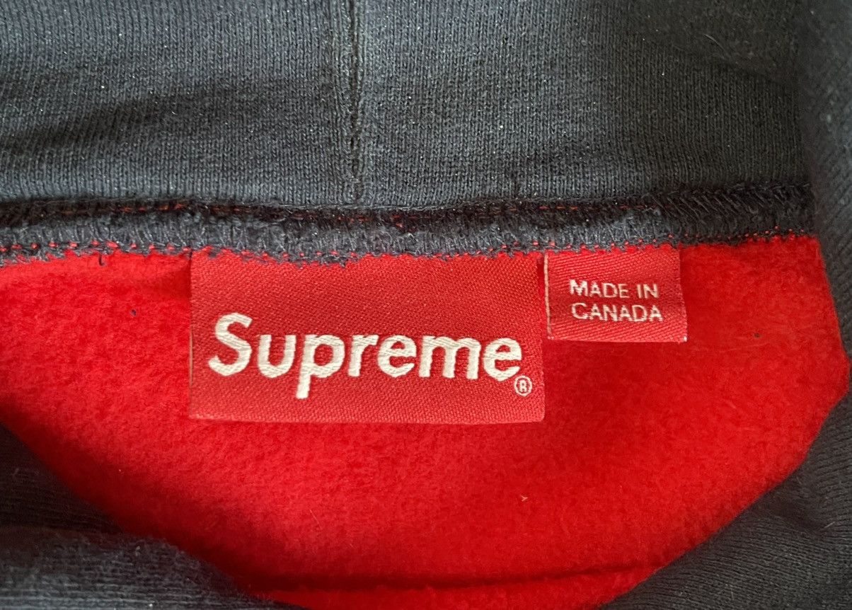Supreme S Logo Colorblocked Hooded Sweatshirt Red (SS19)