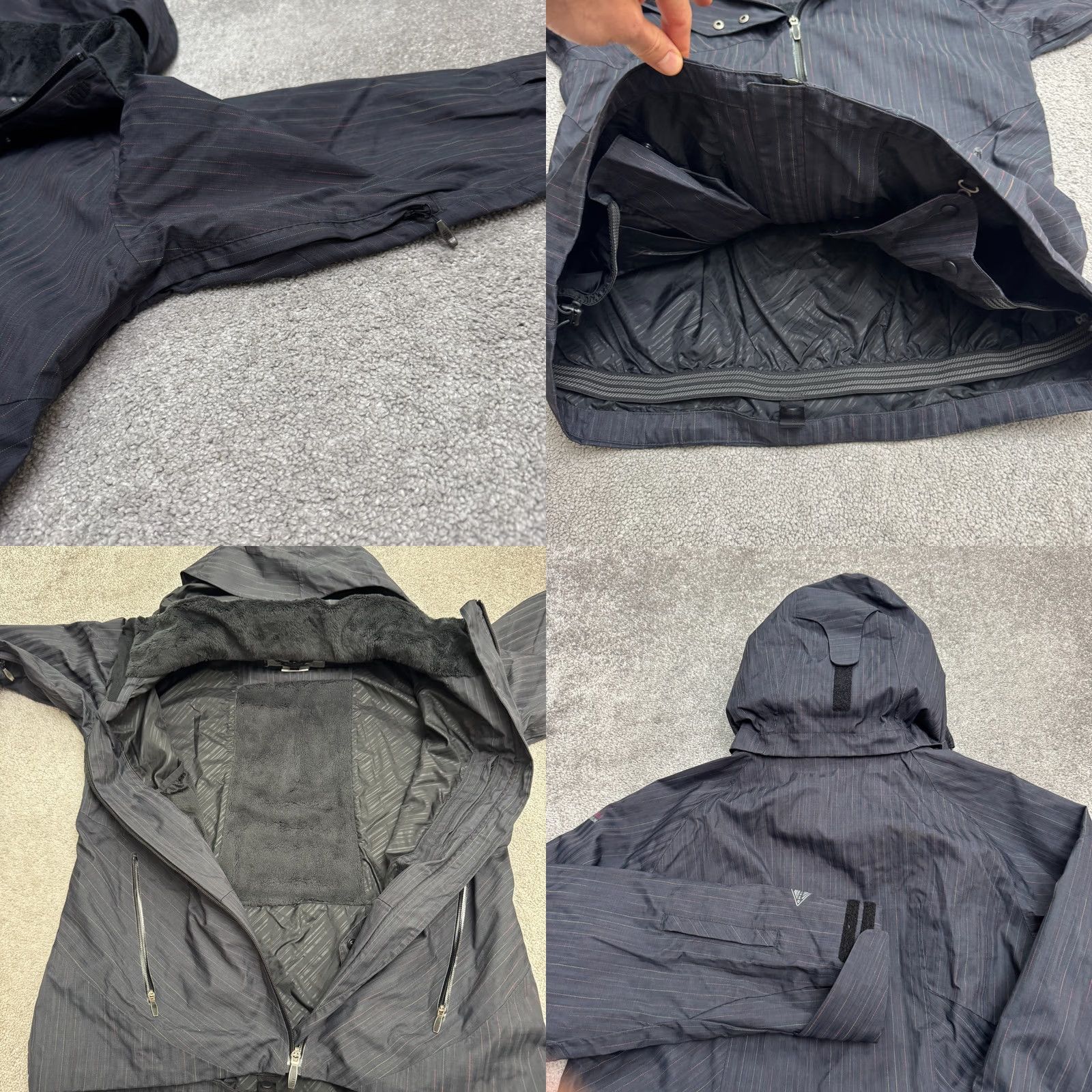 Vintage Columbia Titanium Omni-tech Hoodie Windbreaker Jacket Womens Large Dark Blue - Stylish, Outdoor - Retail Size L / US 10 / IT 46 - 8 Thumbnail