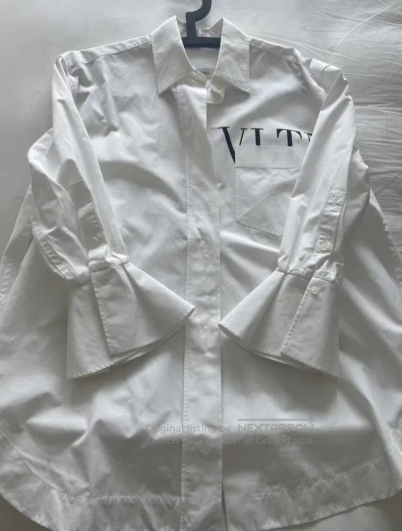 Valentino Valentino White shirt Size M / US 6-8 / IT 42-44 - 2 Thumbnail