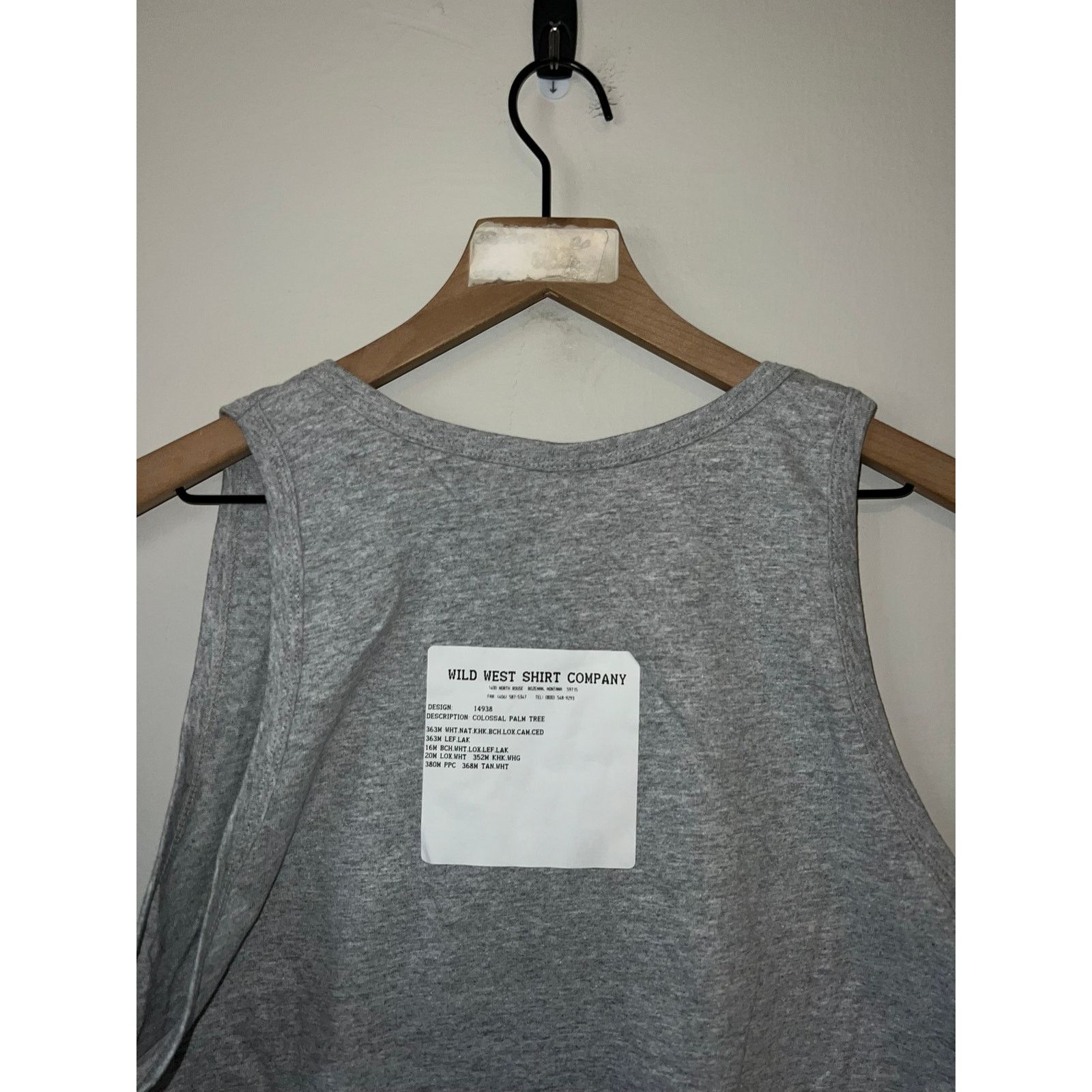 Anvil Vintage Las Vegas Shirt Palm Trees Gray Tank Tee VTG 90s L Size US L / EU 52-54 / 3 - 8 Thumbnail