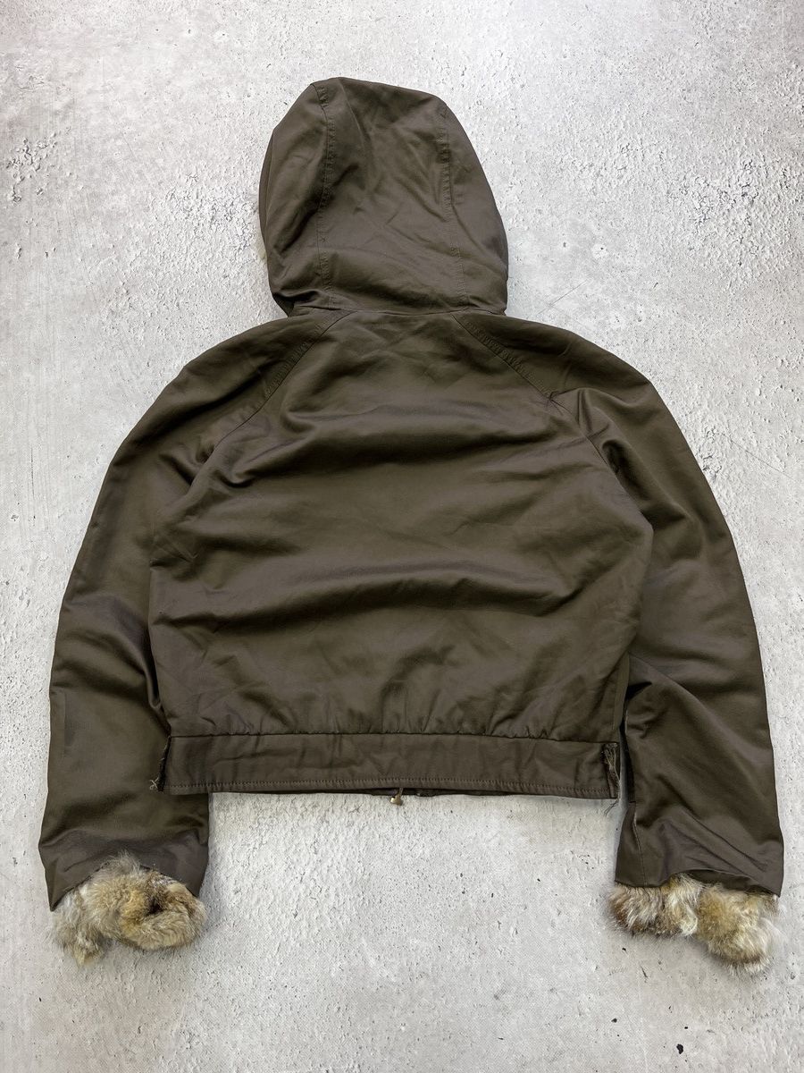 Iceberg Iceberg brown cropped fur hood jacket hysteric glamour y2k Size US M / EU 48-50 / 2 - 10 Thumbnail