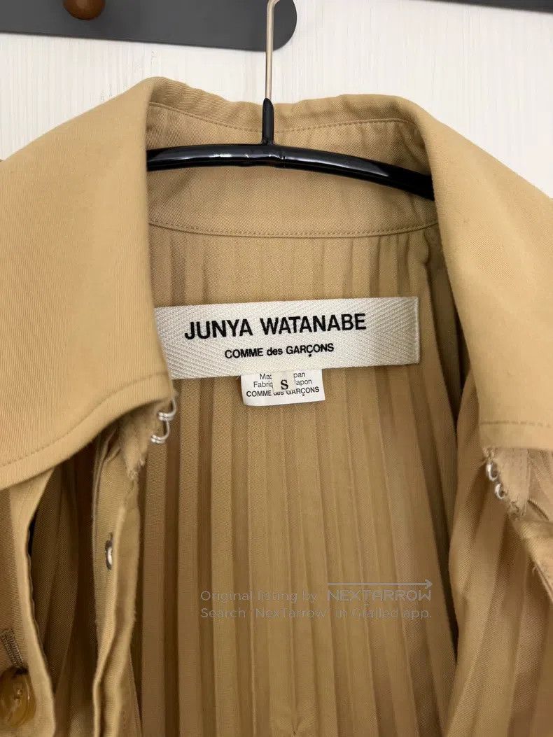 Junya Watanabe Junya Watanabe Pleated Trench Coat Size S / US 4 / IT 40 - 7 Thumbnail