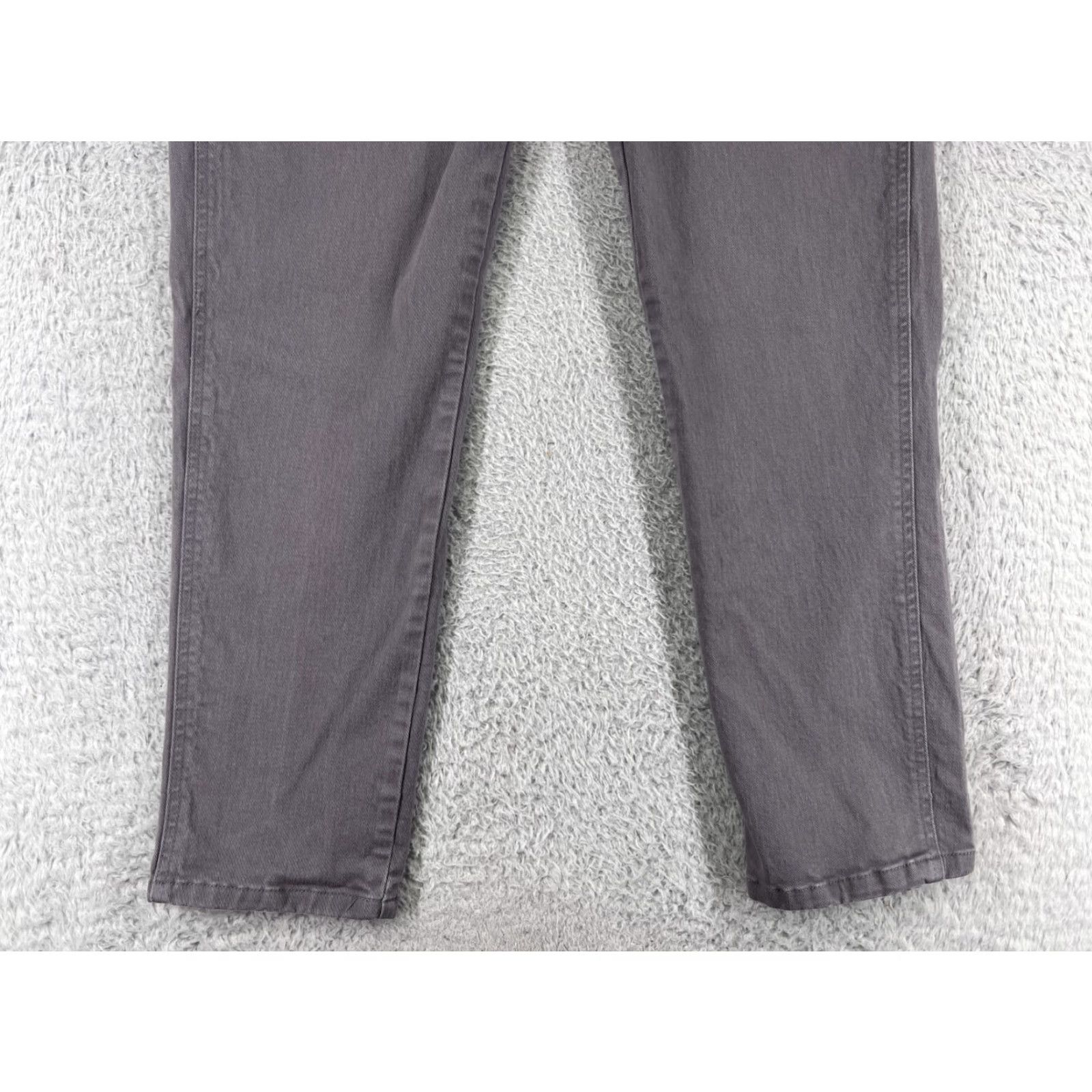 Vintage St. John's Bay Jeans Adult Women 10 Gray Denim High Rise Stretch Straight 26W 28Inseam Size 32" / US 10 / IT 46 - 4 Thumbnail