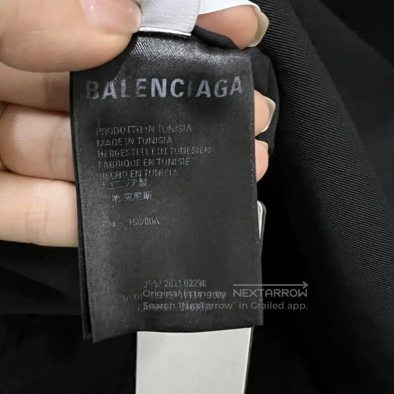 Balenciaga Balenciaga Black Shirt Size XXS / US 00 / IT 34 - 4 Thumbnail