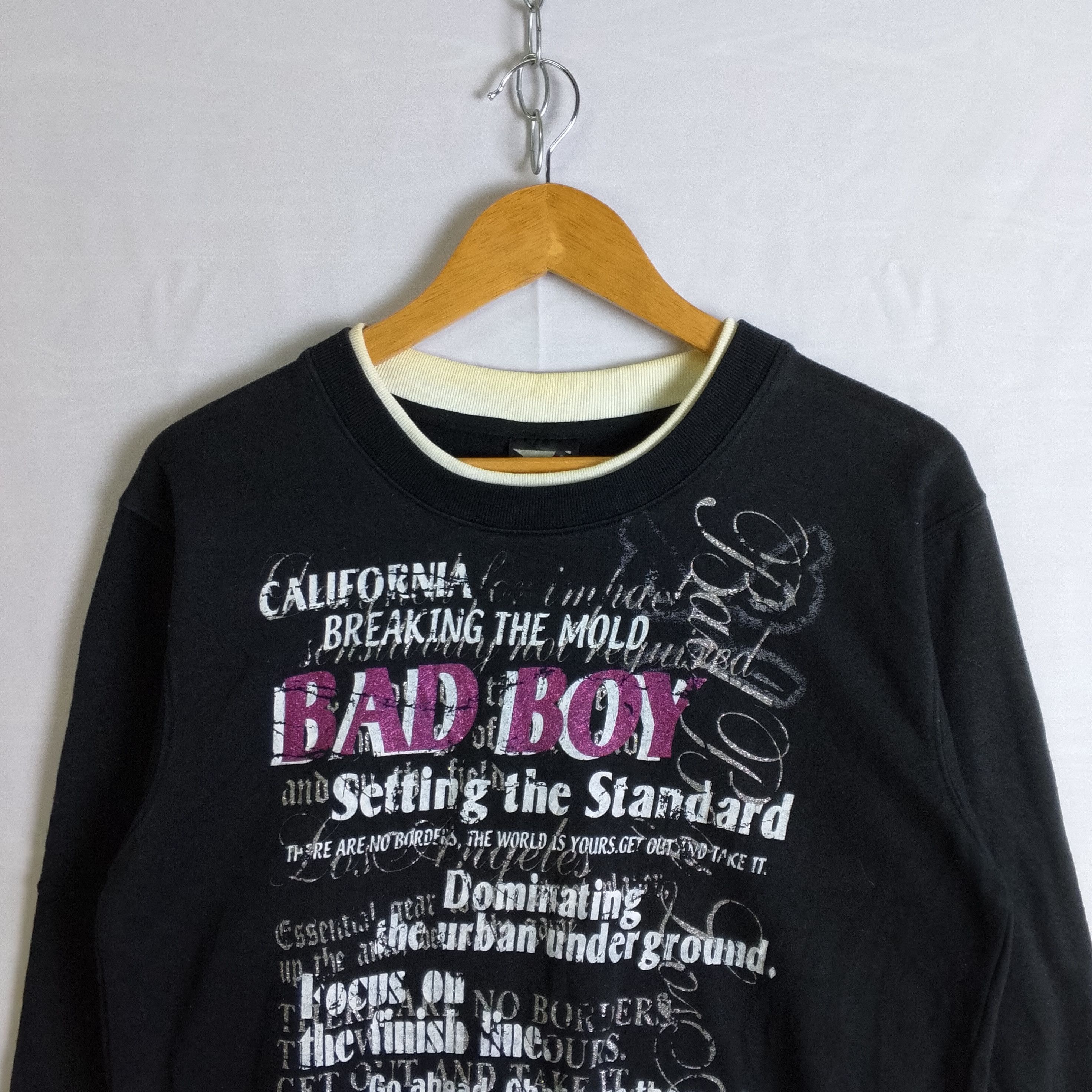 If Six Was Nine Bad Boy Poem Jumper Ifsixwasnine Style Sweatshirt Size US M / EU 48-50 / 2 - 2 Thumbnail