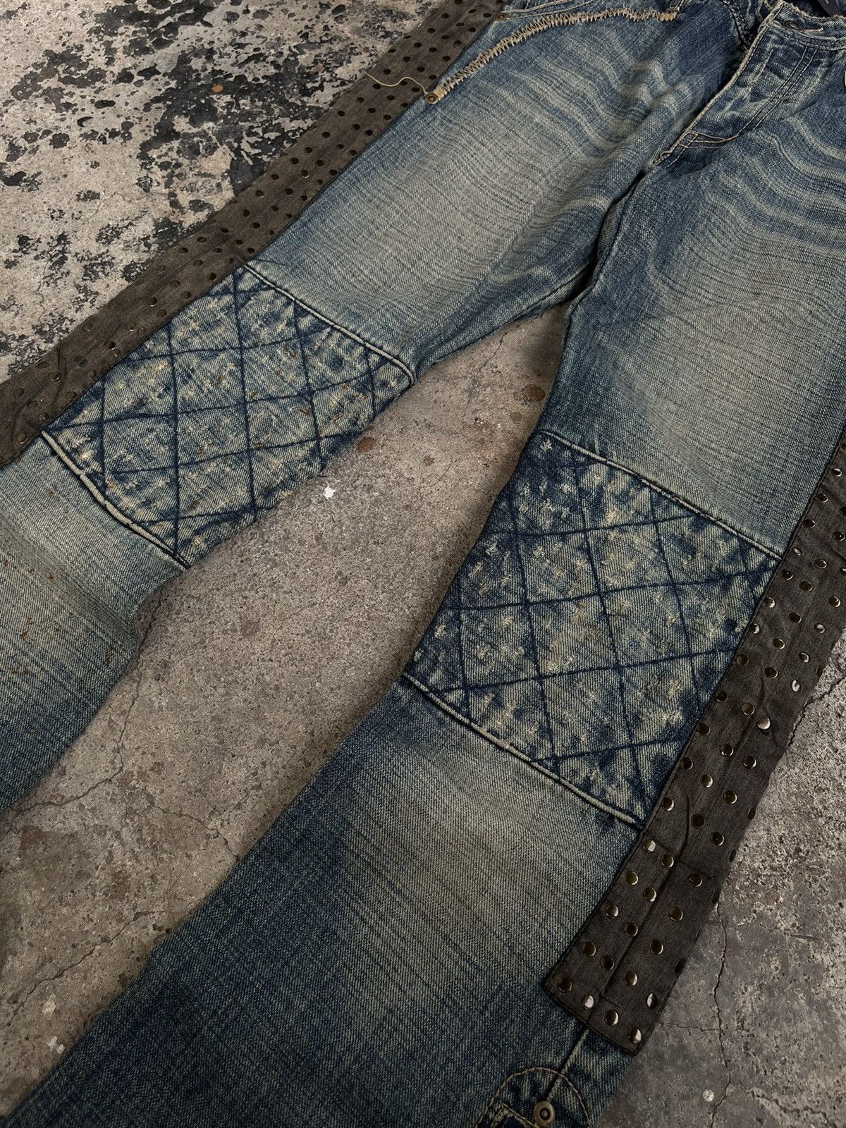 Isamu Katayama Backlash JAPANESE FLARE ZIPPER BOOT CUT DENIM PANTS PUNK STYLE GOTHIC Size US 32 / EU 48 - 8 Thumbnail