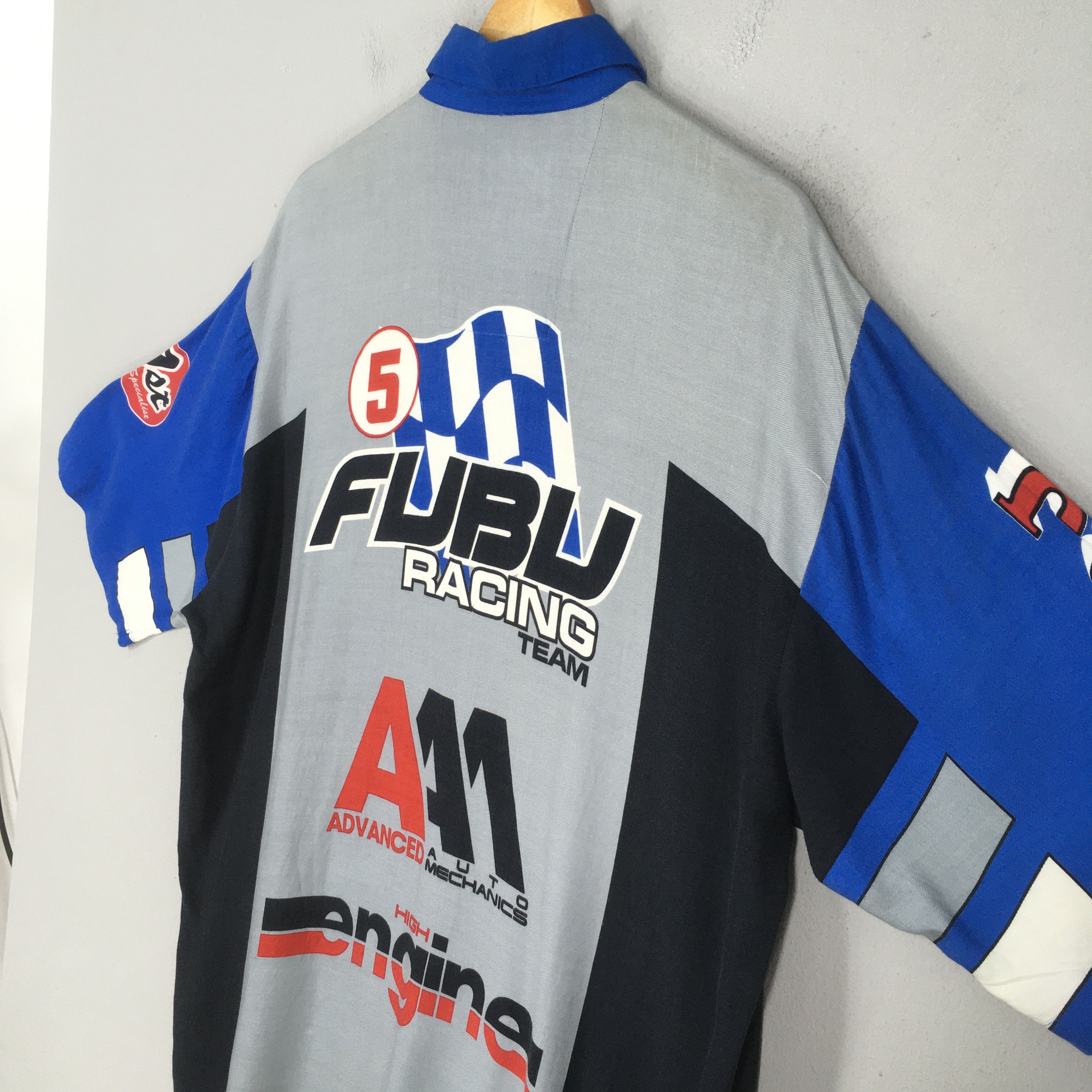 Fubu Vintage 90s FUBU Jeans Co. Limited Edition Racing XLarge Size US XL / EU 56 / 4 - 8 Thumbnail
