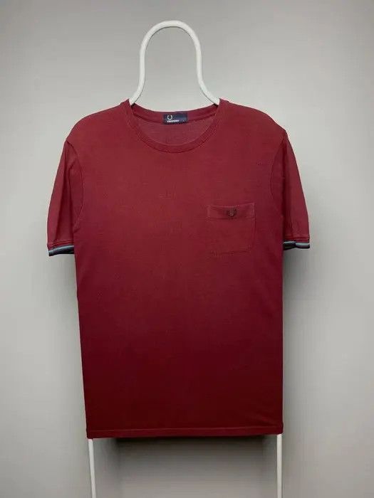 Fred Perry Fred perry T-shirt vintage sportswear tee size L burgundy Size US L / EU 52-54 / 3 - 1 Thumbnail