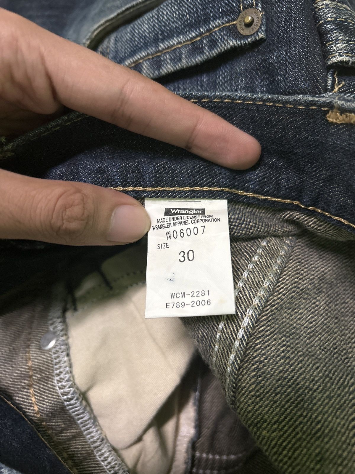 Japanese Brand × Kapital × Vintage Wrangler Double Waist Flare Punk Denim Jeans Rare ☠️ Size US 33 - 20 Thumbnail