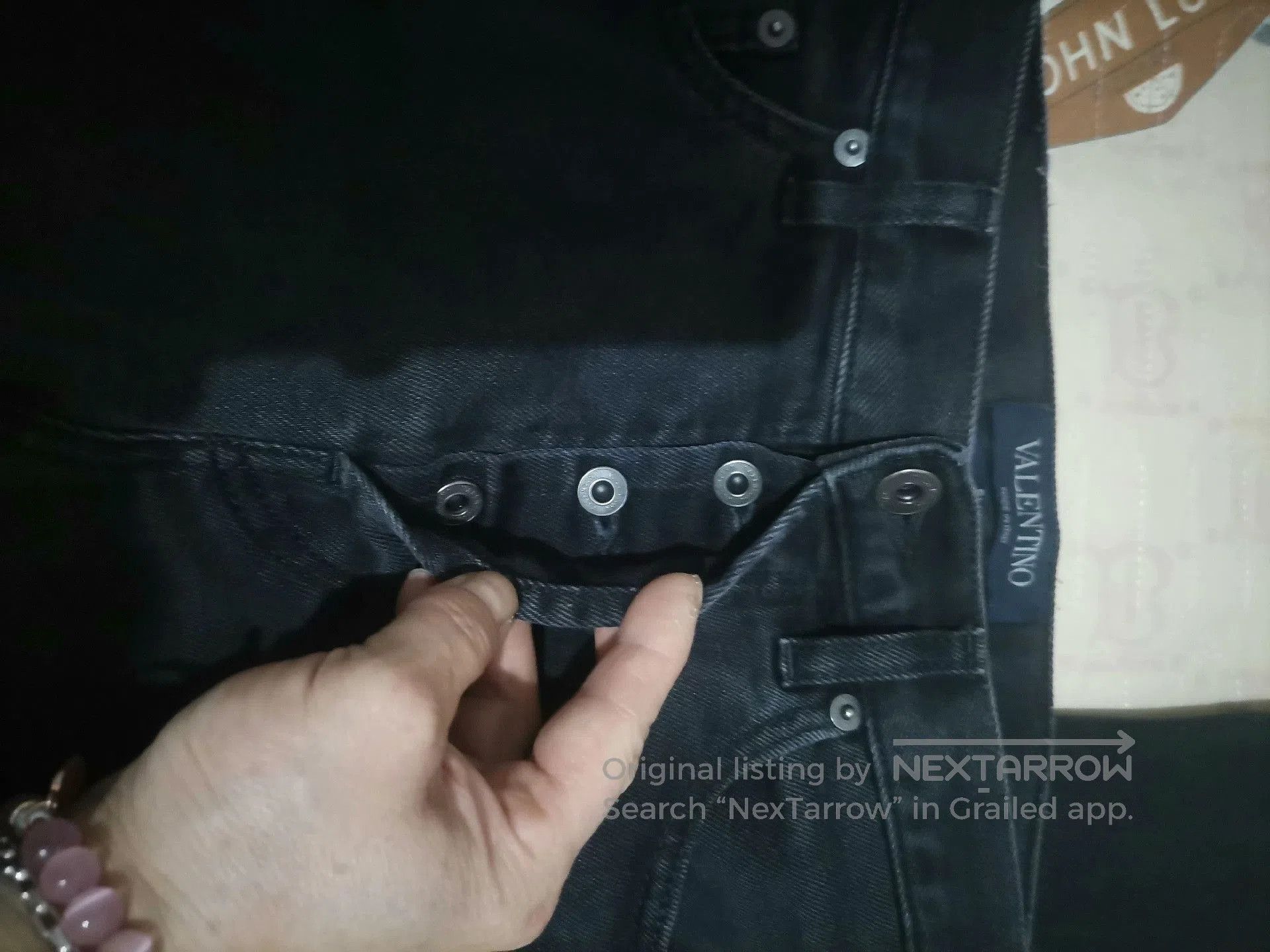 Valentino Valentino Men's Black Jeans. Size US 31 - 2 Thumbnail
