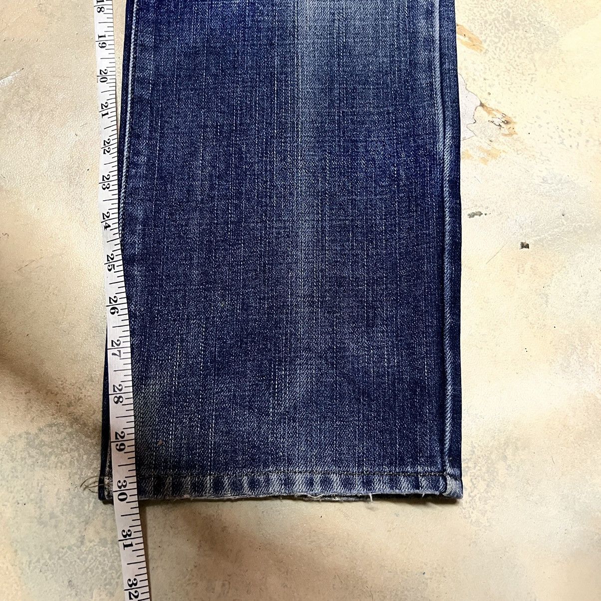 Edwin × Japanese Brand Edwin 503 Gore Windstoper Distressed Denim Jeans Size US 30 / EU 46 - 15 Thumbnail
