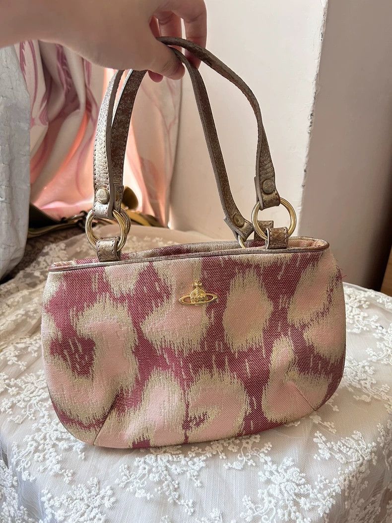 Vivienne Westwood size os Mid-old leopard print pink gold l