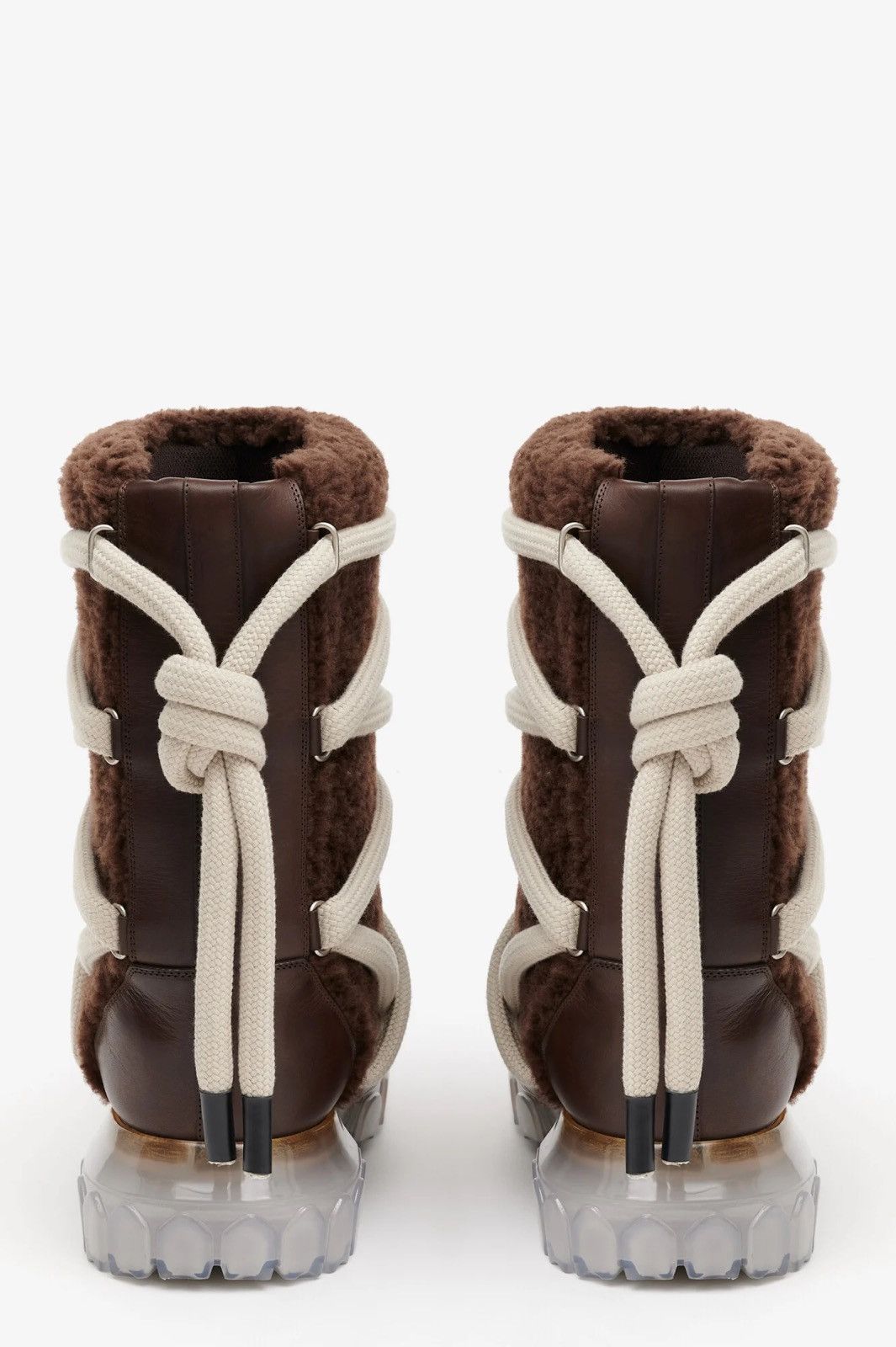 Rick Owens Rick Owens Mega Lace Shearling Boots Size US 6 / EU 39 - 3 Thumbnail