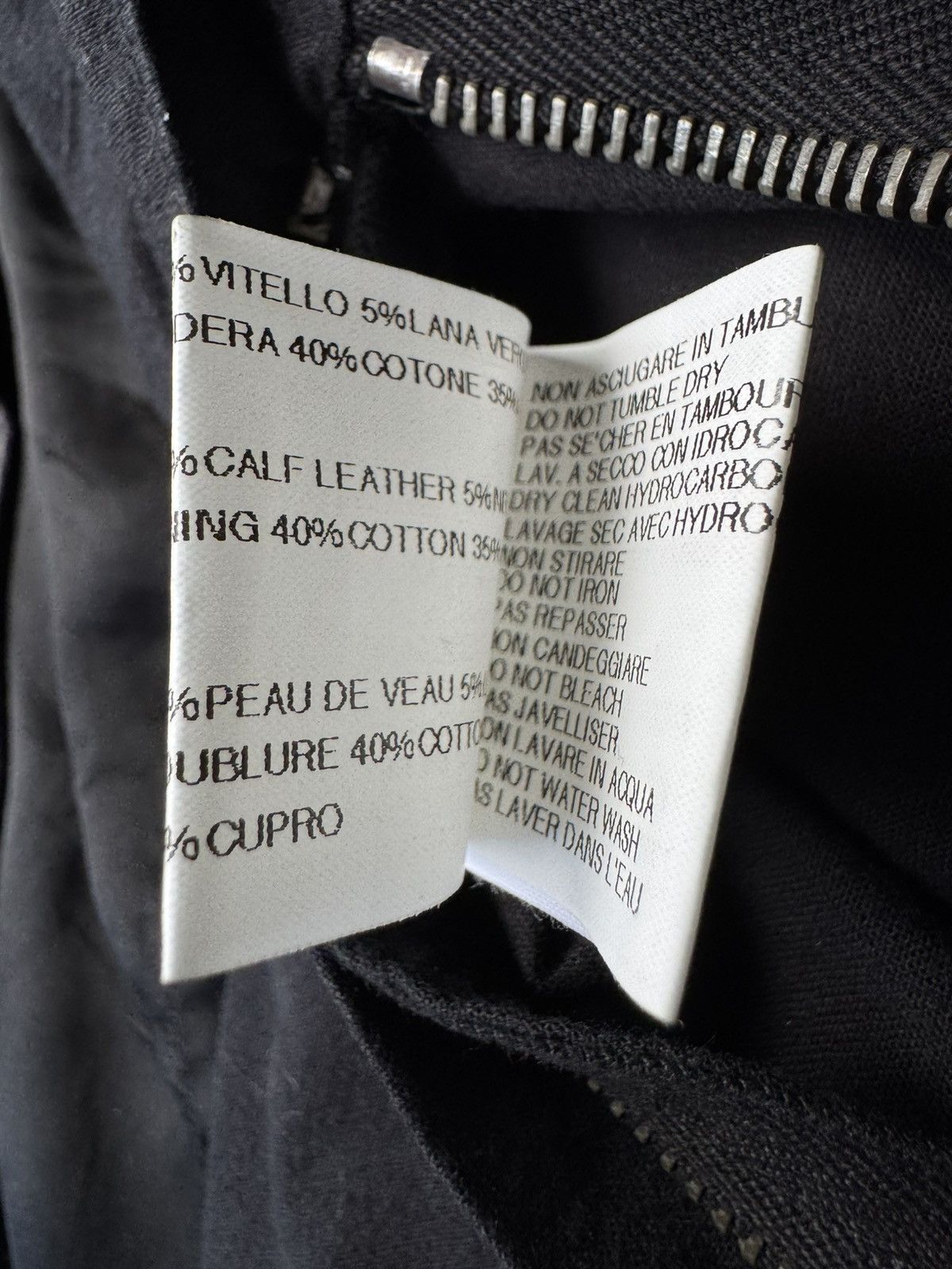 Rick Owens Rick Owens AW08 Stag Calf Leather Jacket Size US M / EU 48-50 / 2 - 17 Thumbnail