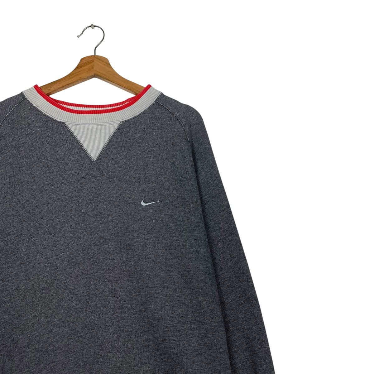 Nike NIKE Embroidery Small Logo Crewneck Sweatshirt #2199-C97 Size US L / EU 52-54 / 3 - 5 Thumbnail